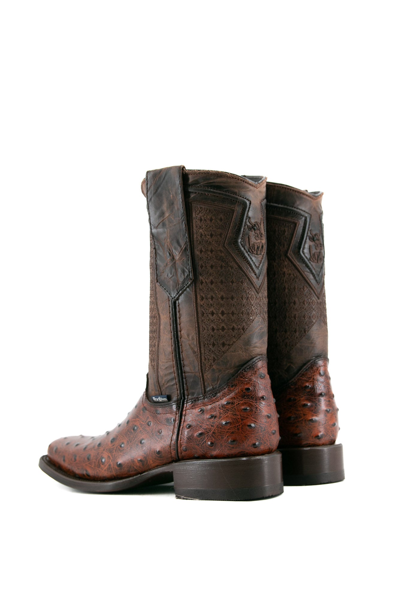 Authentic Ostrich Leather Cowboy Boots for Men & Women - Western Rodeo Style Riding Boots - Perfect for Country Dancing, Horseback Riding & Outdoor Adventures