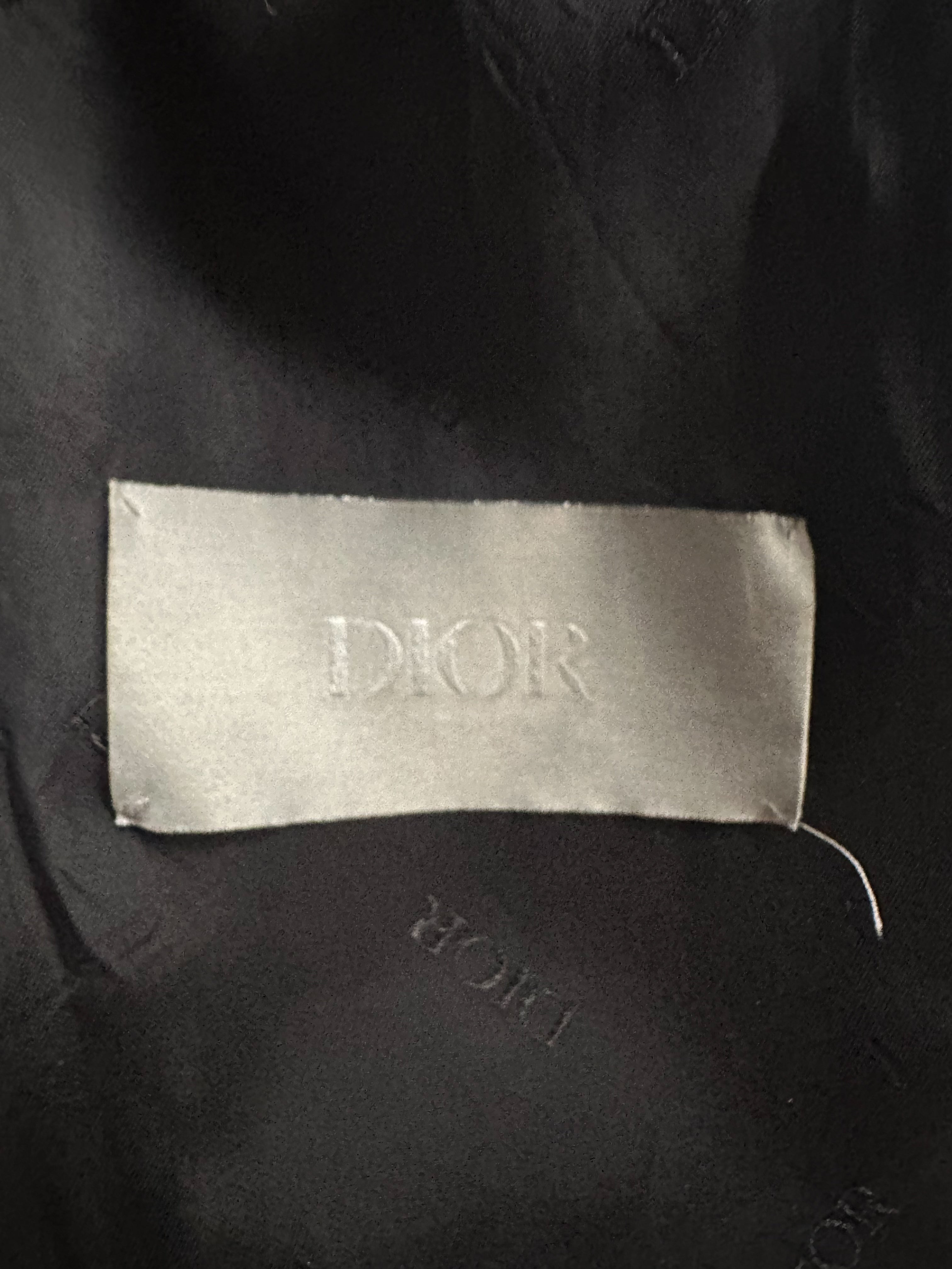 Dior Black Oblique Bomber Jacket for Men - Luxury Designer Zip Up Jacket for Casual & Streetwear Outfits | Perfect for Fall & Winter Fashion