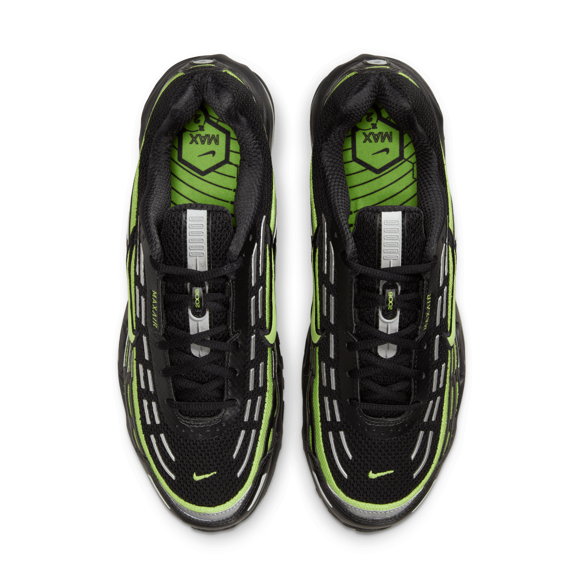 Nike Air Max TL 2.5 Men's Running Shoes - Black/Citron - Lightweight Cushioned Sneakers for Jogging, Gym & Everyday Wear