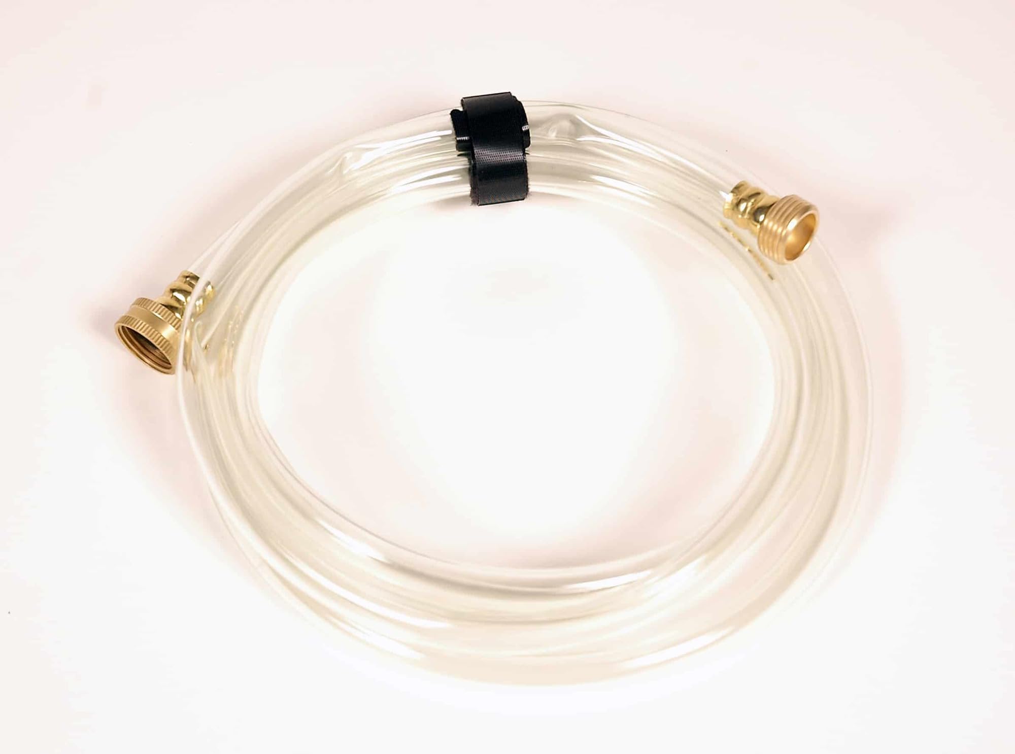 4-Pack Clear PVC Water Hose 25 ft - Heavy Duty Garden Hose for Outdoor Watering, Car Washing, and Yard Cleaning
