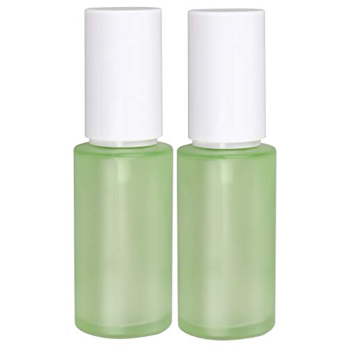 6Pcs 20ml Glass Emulsion Bottles - Refillable Liquid Soap Dispenser, Cleaning Gel Container & Sanitizer Storage Holder for Women | Perfect for Skincare, Bathroom Organization & Travel Essentials