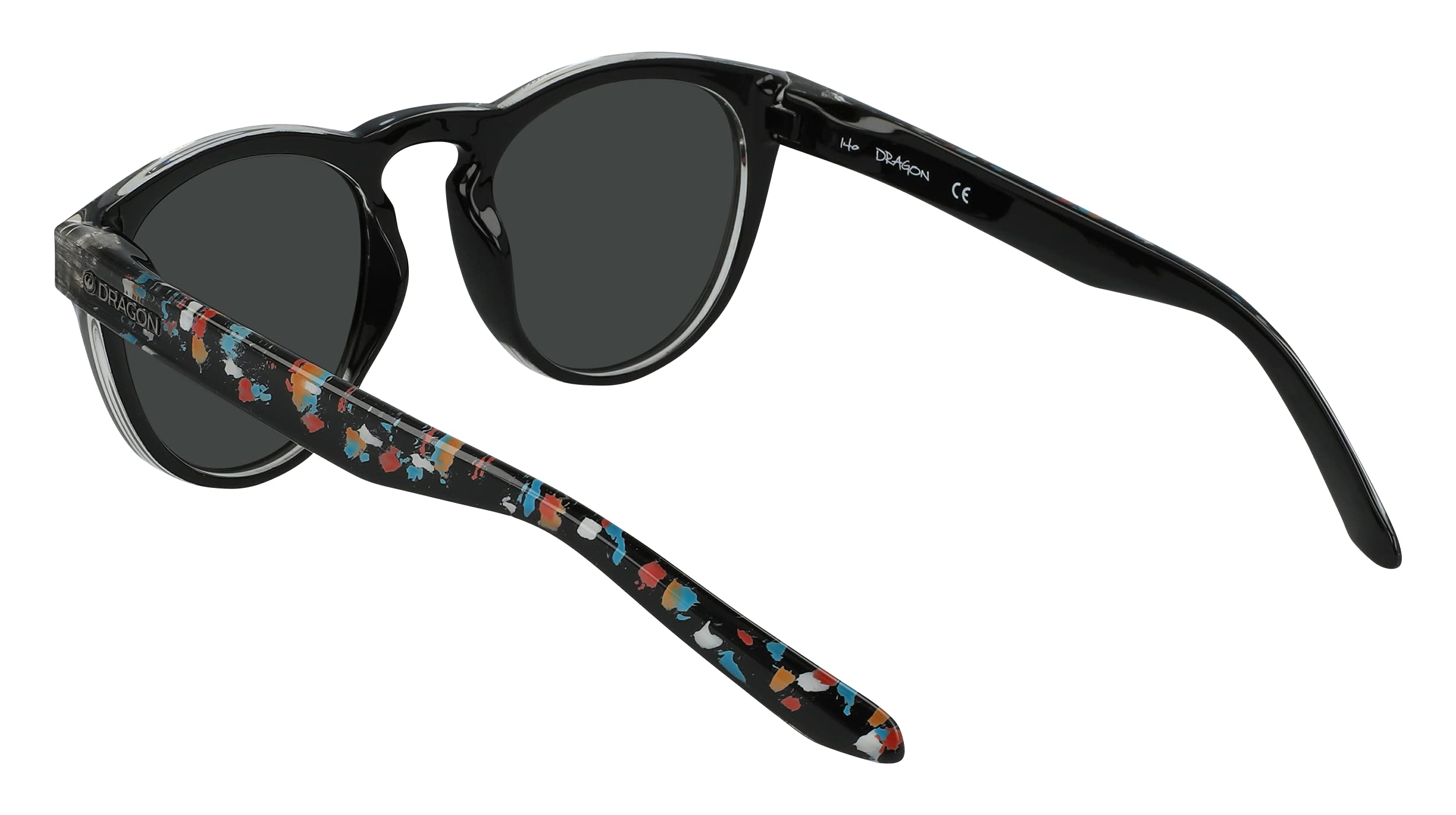 Dragon Opus Sunglasses - Bryan Iguchi Frame with Smoke Lens | Polarized UV Protection Sunglasses for Men & Women | Perfect for Outdoor Sports, Driving & Beach Activities