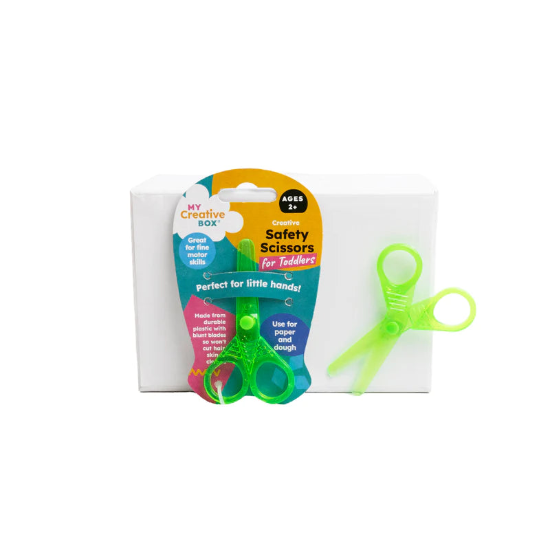 Kids Safety Scissors for Toddlers - Blunt Tip Craft Scissors for Preschool Learning & Art Projects - Perfect for Classroom, Homeschool & DIY Crafts