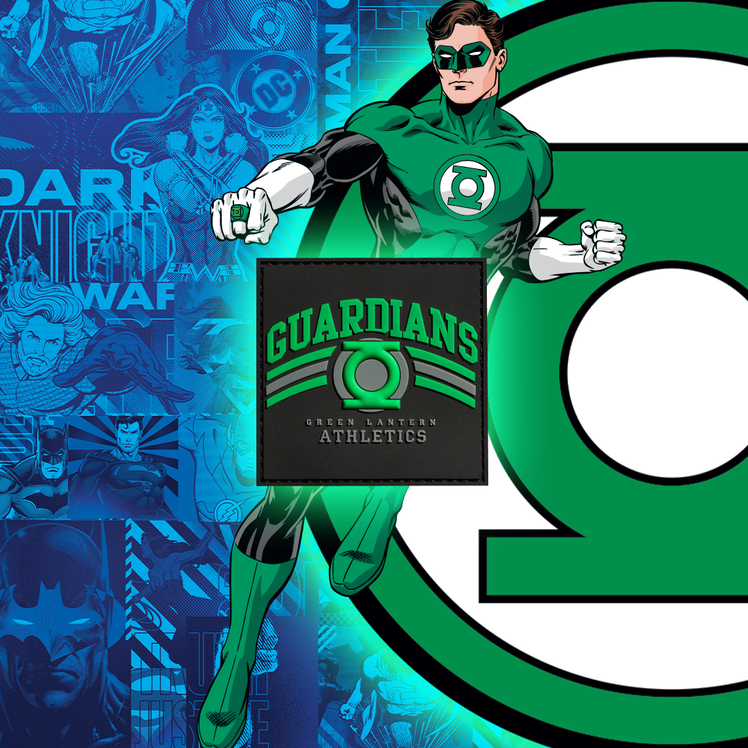 Green Lantern Guardians Embroidered Patch for Cosplay, Jackets & Backpacks – DC Comics Superhero Collectible for Fans & Costume Enthusiasts