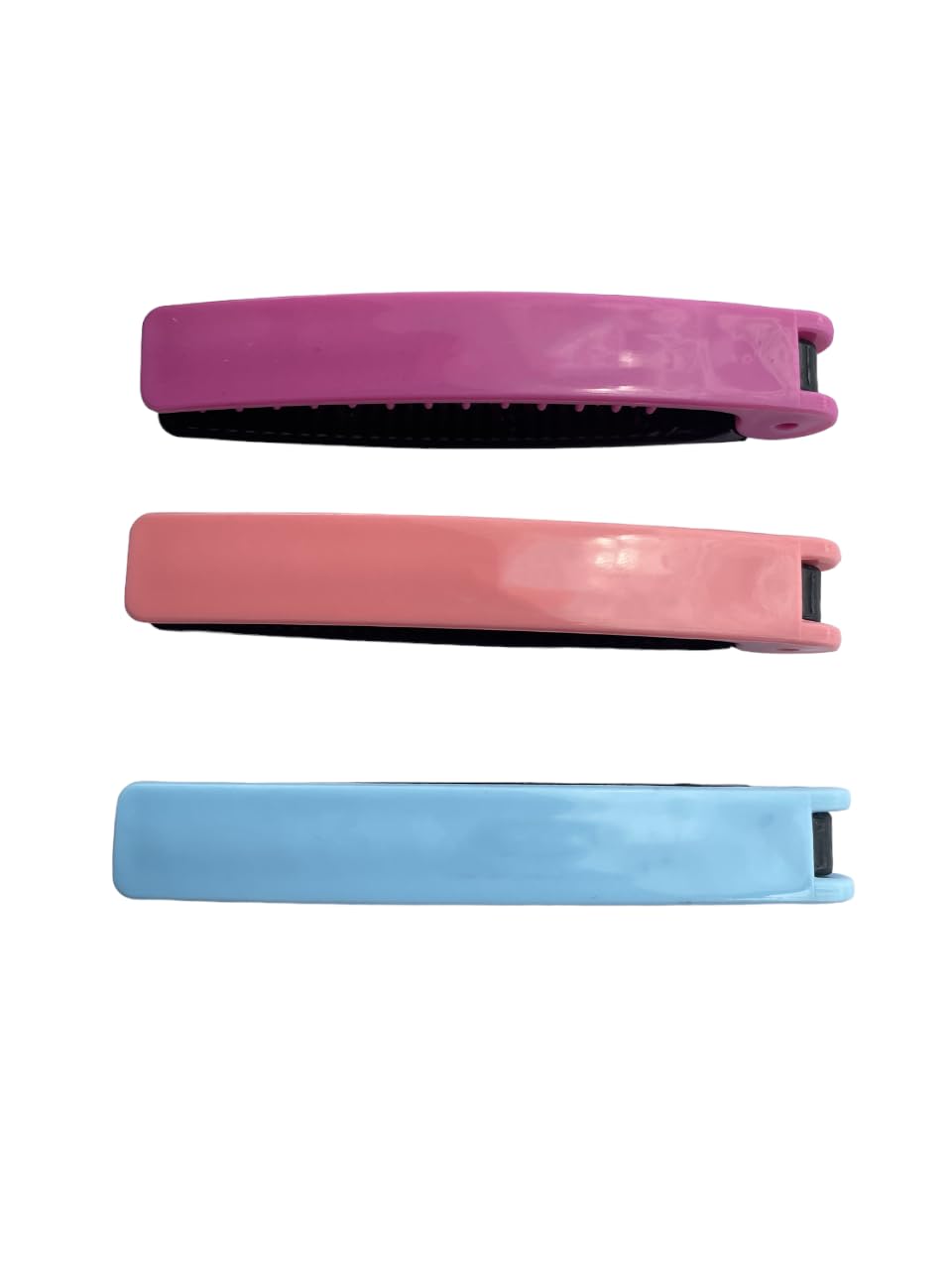 Ayushicreationa Folding Hair Brush and Comb Set - 3pc Portable Travel Hairbrush with Double Head Massage for Thick & Thin Hair - Multi Color for Home, Travel & On-the-Go Styling