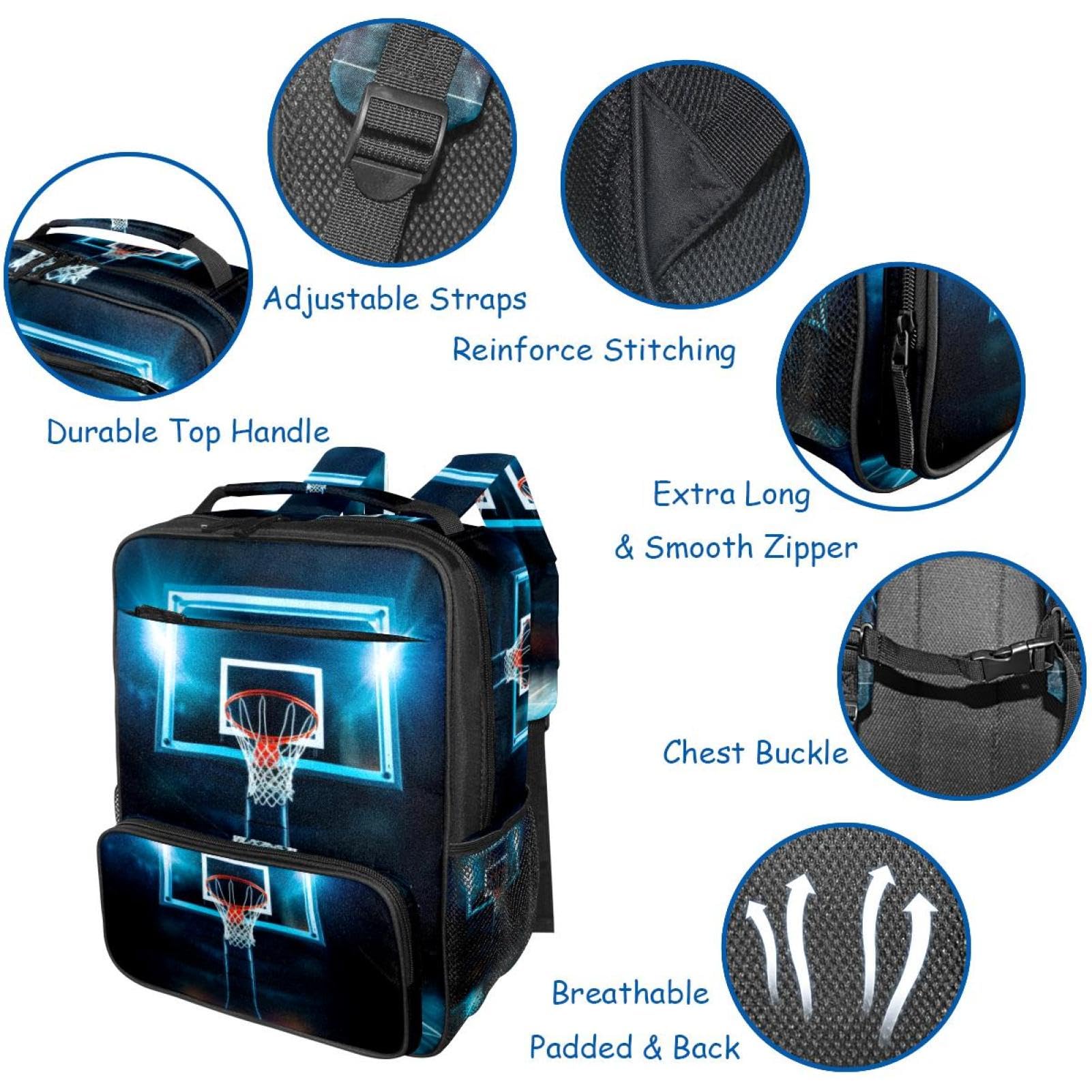 Best Travel Backpacks for Women & Men - Lightweight Durable Hiking Backpack with Laptop Compartment | Perfect for Gym, Basketball Games & Outdoor Adventures