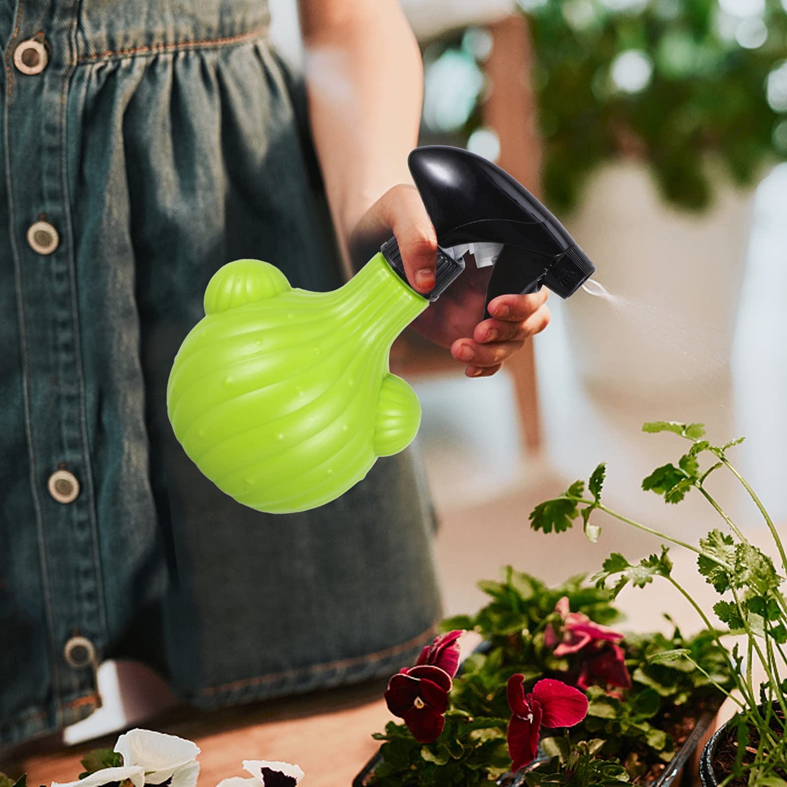 DOITOOL 1 Gallon Pressure Sprayer - Plant Watering Can with Pump for Indoor/Outdoor Flowers, Bonsai, Garden & Baby Shower - Plastic Water Spray Bottle for Home, Lawn & Greenhouse Use