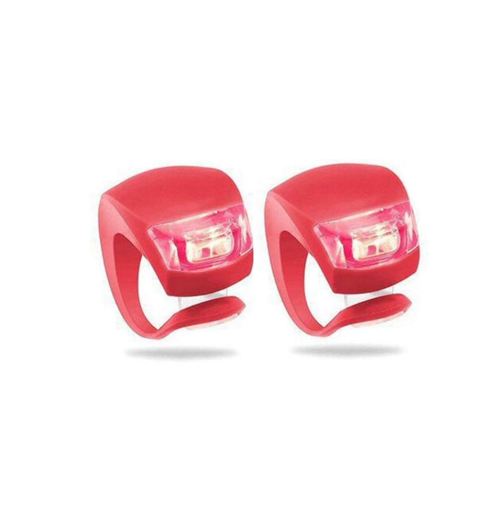 ABSOAR High-Intensity Waterproof LED Bike Lights Set - Front & Rear Safety Lights for Cycling, 2 Pack - Perfect for Night Riding, Commuting & Road Safety