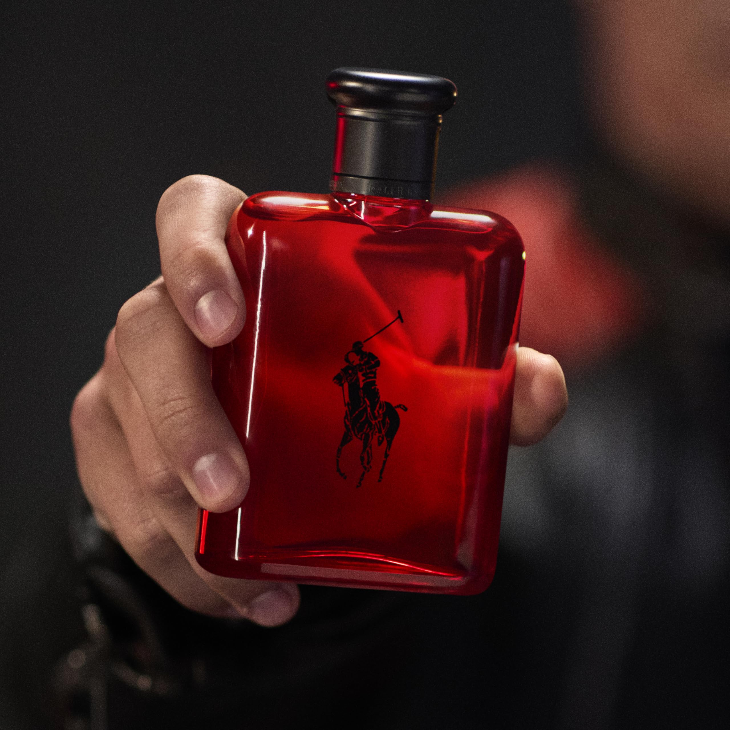 Ralph Lauren Polo Red Eau de Toilette for Men - Woody Spicy Cologne with Grapefruit, Saffron & Redwood - Medium Intensity Fragrance - Perfect for Date Nights & Special Occasions