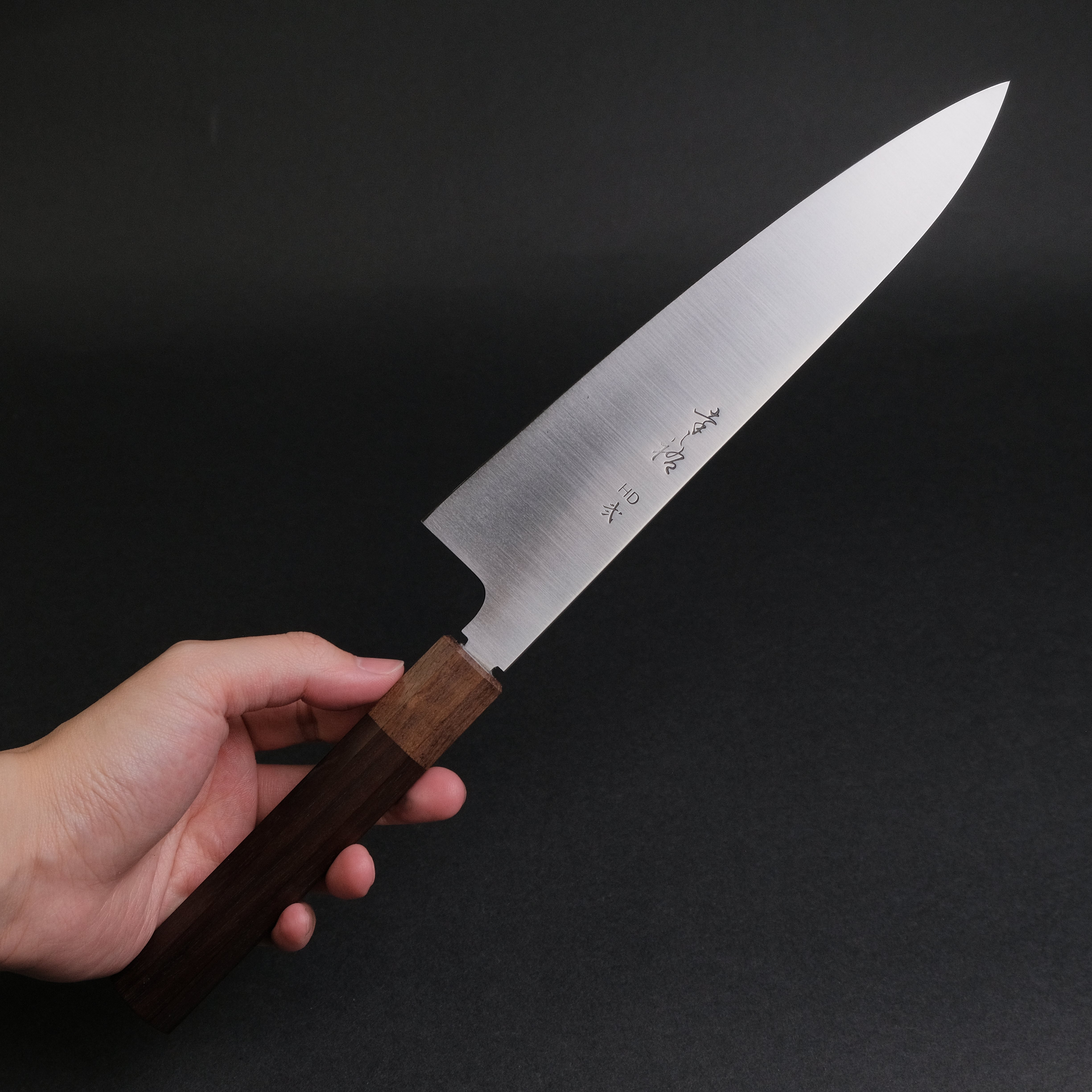 Konosuke HD2 Gyuto 225mm Japanese Chef Knife with Khii Ebony Handle - Perfect for Sushi, Meat Slicing & Professional Kitchen Use