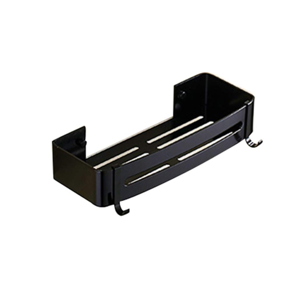 ZHAOHUI Wall-Mounted Rotatable Aluminum Bathroom Shelves - Rustproof Shower Towel Rack with Ventilation Design, No Drilling Installation (3 Colors & 3 Sizes) - Perfect for Small Bathroom Organization & Space Saving Storage Solution
