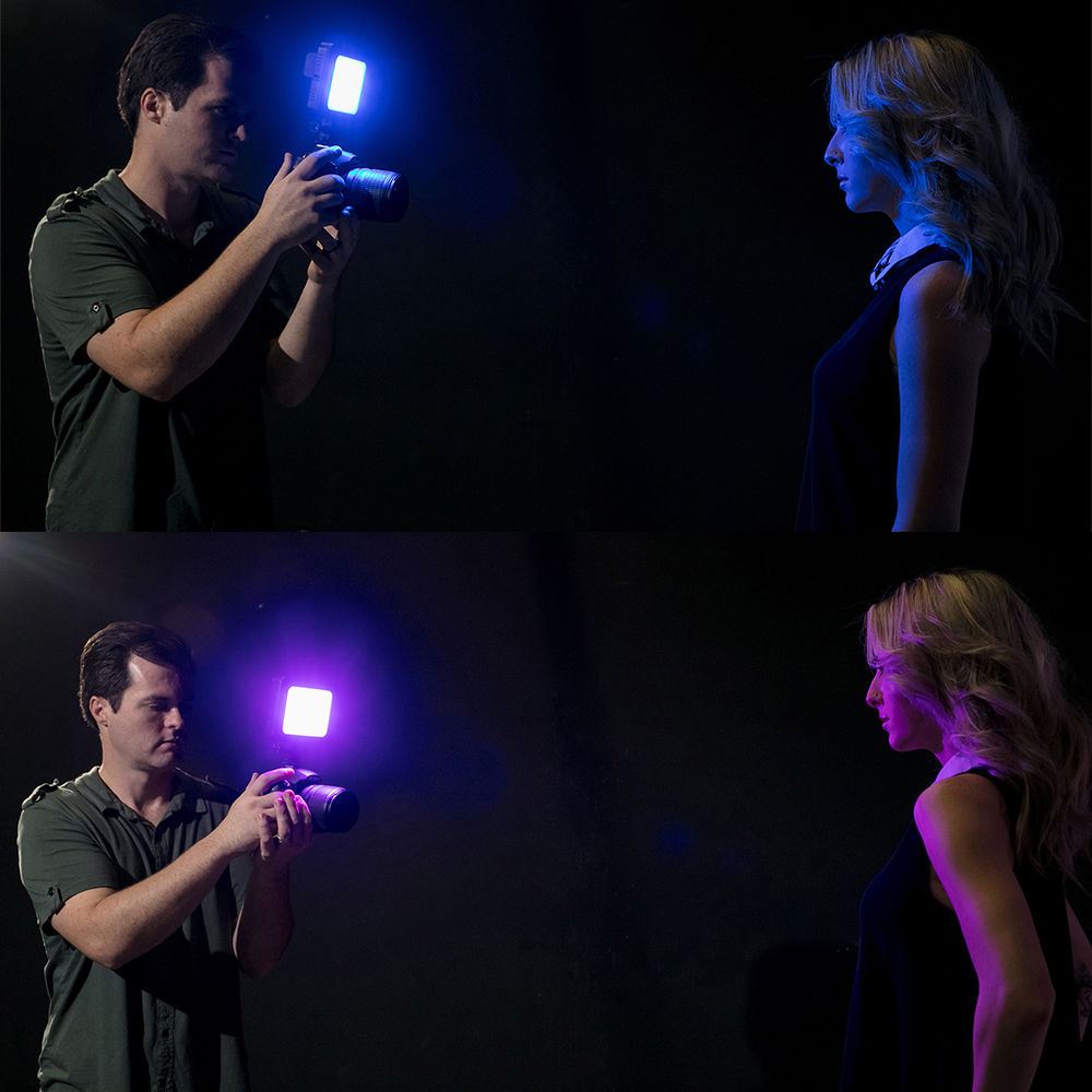 Savage RGB360 LED Video Light - Full Color RGBWW with 360° Rotation, Dimmable Bi-Color Lighting for YouTube, TikTok, Photography & Studio Streaming