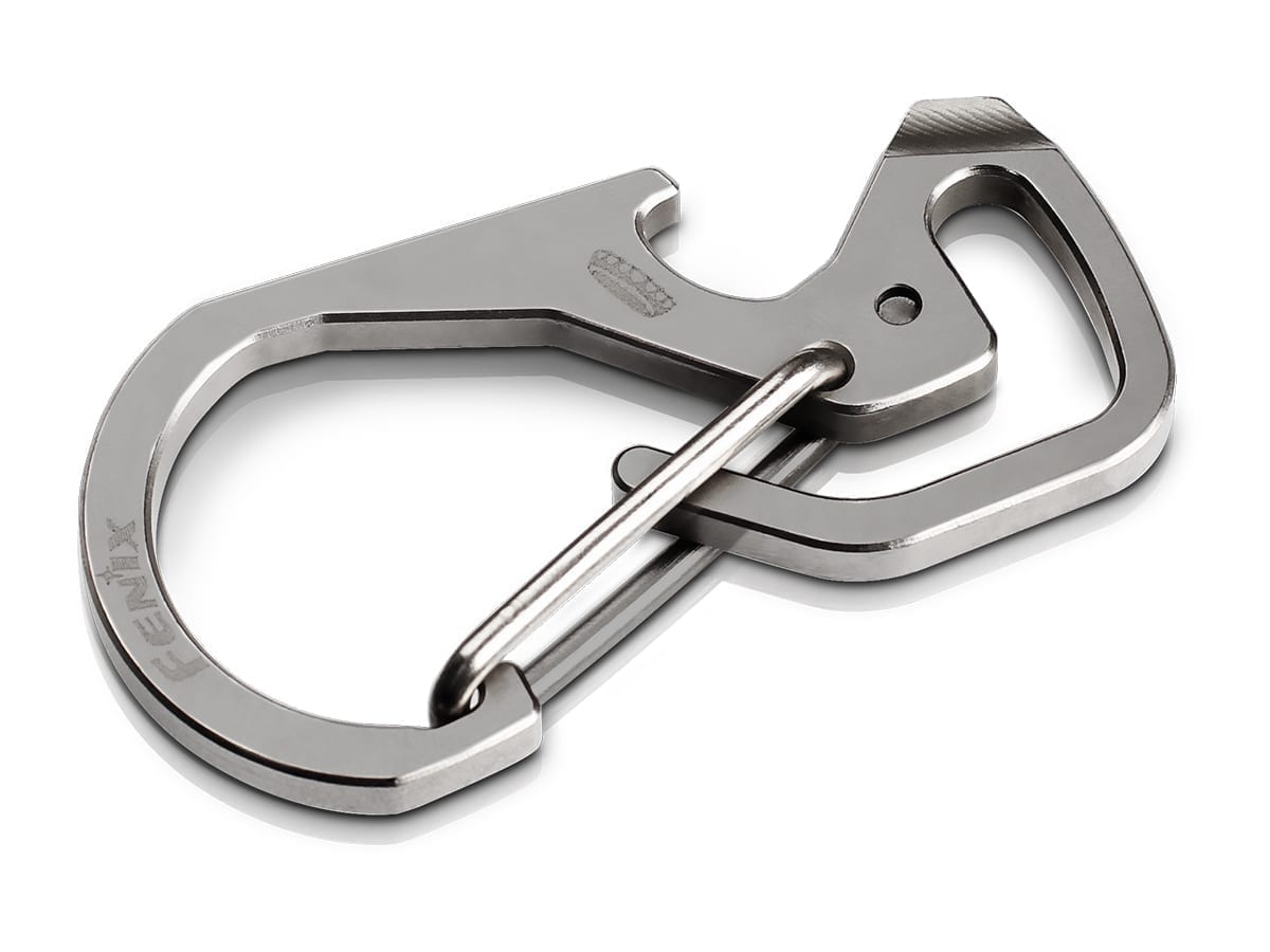 Fenix ALB-20 Heavy Duty Multi-Purpose Snap Hook - Durable Carabiner for Camping, Hiking, Climbing & Outdoor Gear (Black)
