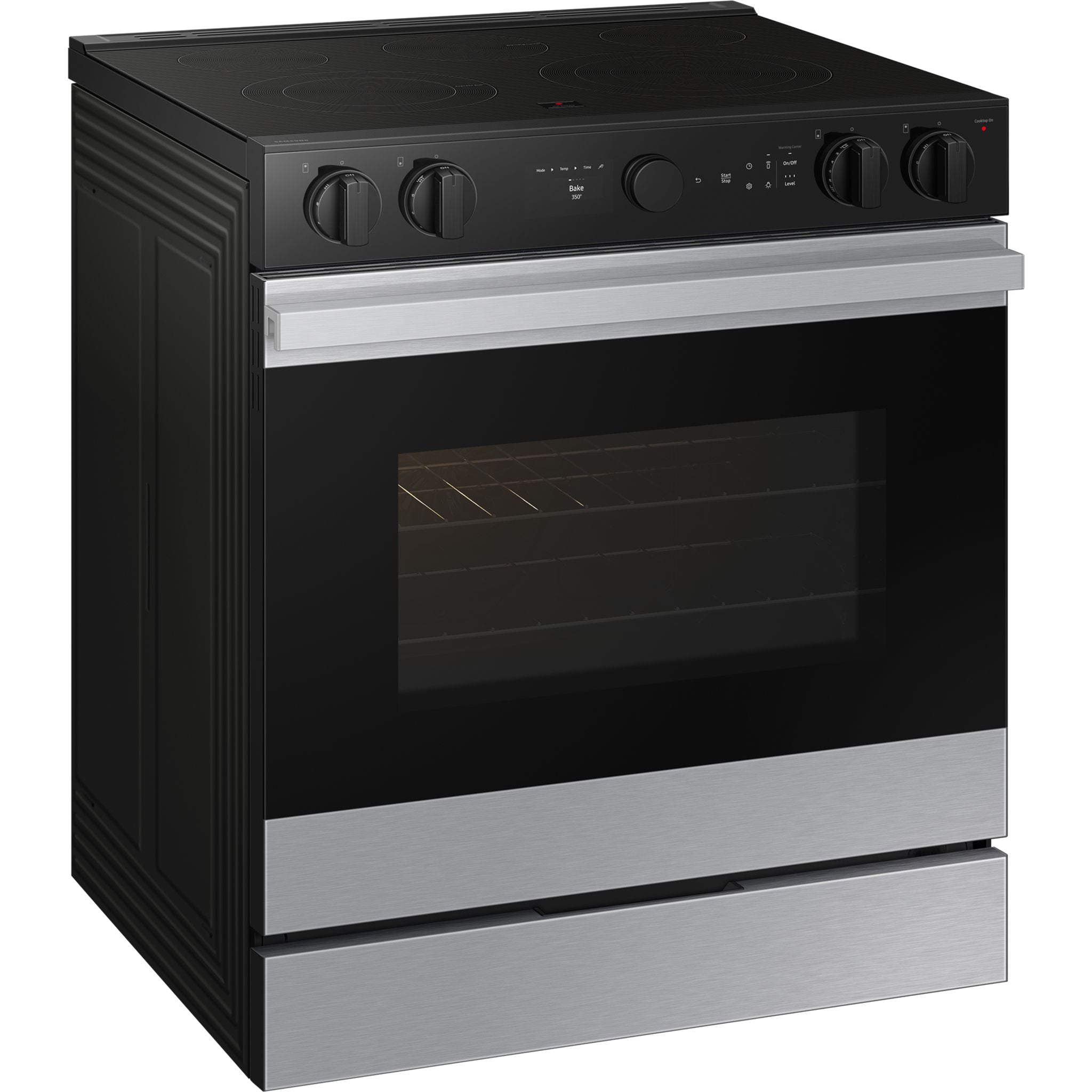 Samsung NSE6DG8500SRAC Slide-In Electric Range - 30 Inch Stainless Steel Smart Oven with Convection & Air Fry - Perfect for Modern Kitchens & Home Cooking