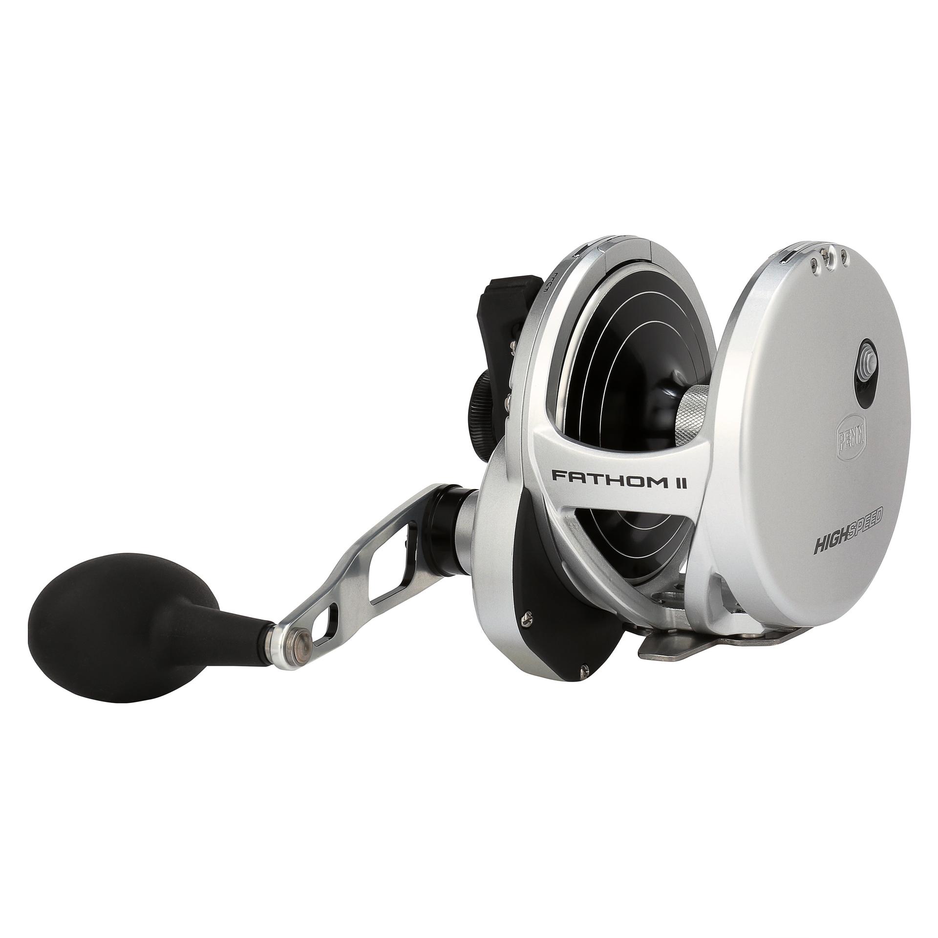 PENN Fathom™ II Lever Drag Conventional Fishing Reel - Saltwater & Freshwater Trolling, Bottom Fishing, and Offshore Angling