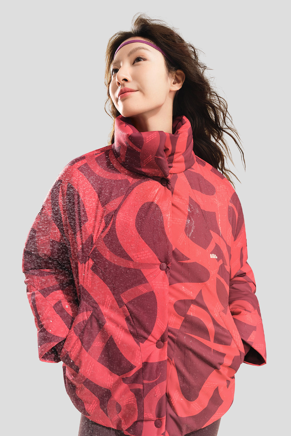 HeatGuard Women's High Warmth Stand Collar Winter Jacket - Cozy Outerwear for Cold Weather, Snow Activities & Daily Commute