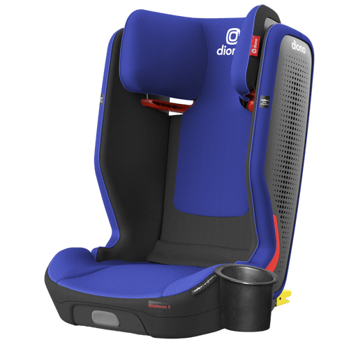 Diono Monterey 5 iST FixSafe Latch Booster Car Seat for Kids - Safe & Comfortable High Back Booster with Side Impact Protection - Perfect for Travel & Everyday Use