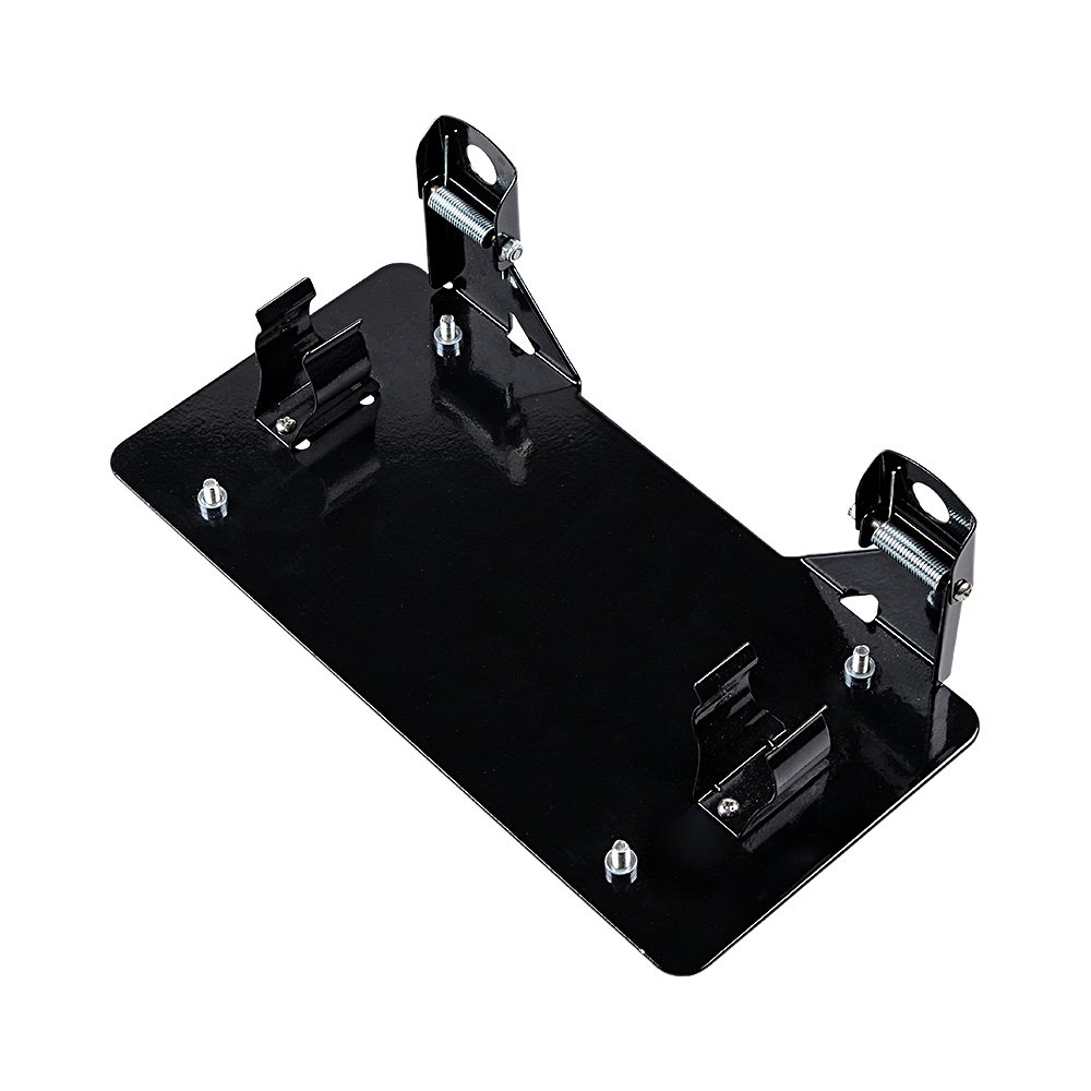 Anzios Flip-Up 254mm Hawse Fairlead Mounted License Plate Holder - 8.75 Inch Universal Mounting Bracket for Off-Road Trucks & Jeeps - Perfect for Trail Rides & Towing Compliance
