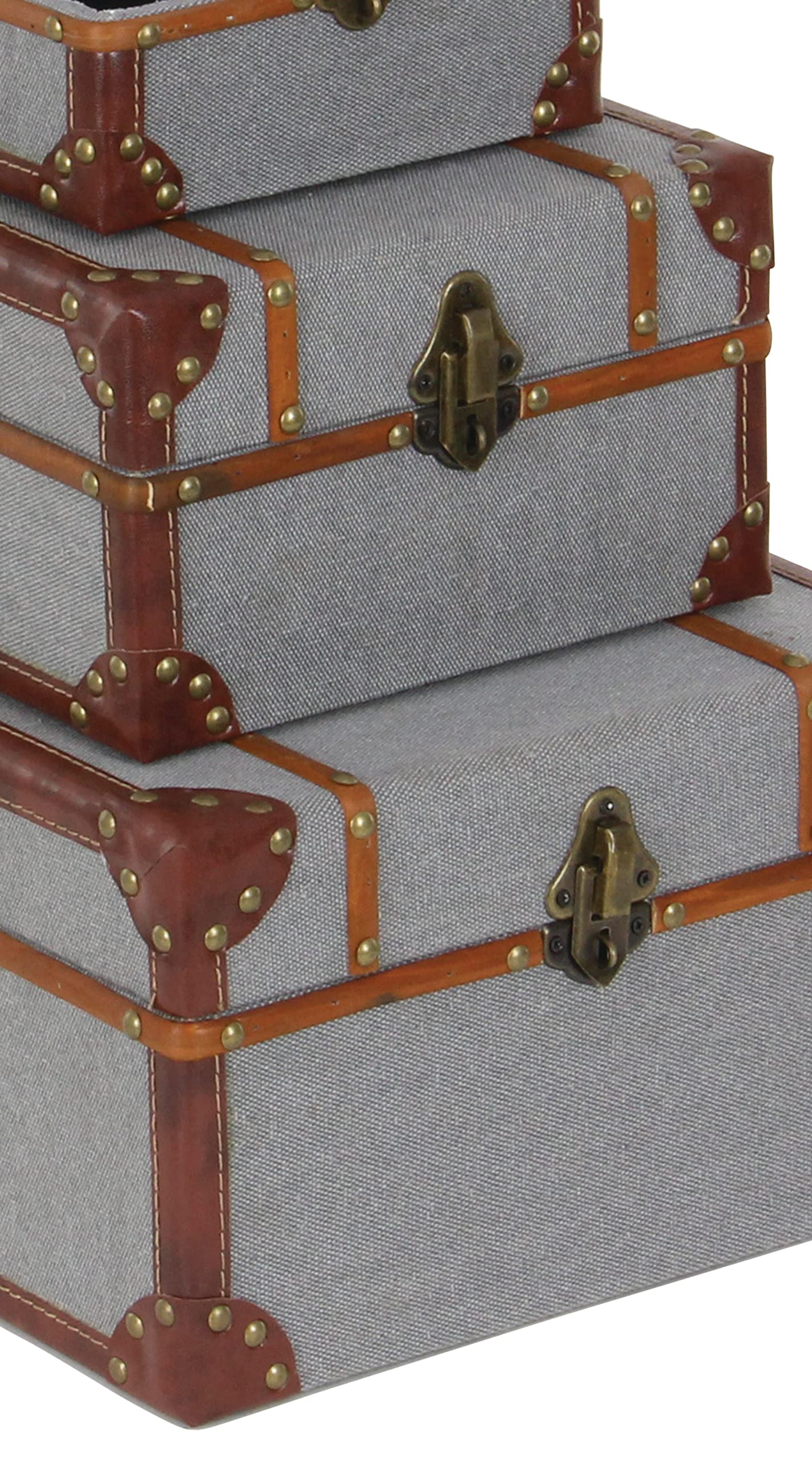 Deco 79 Wooden Decorative Storage Box Set of 3 - 8