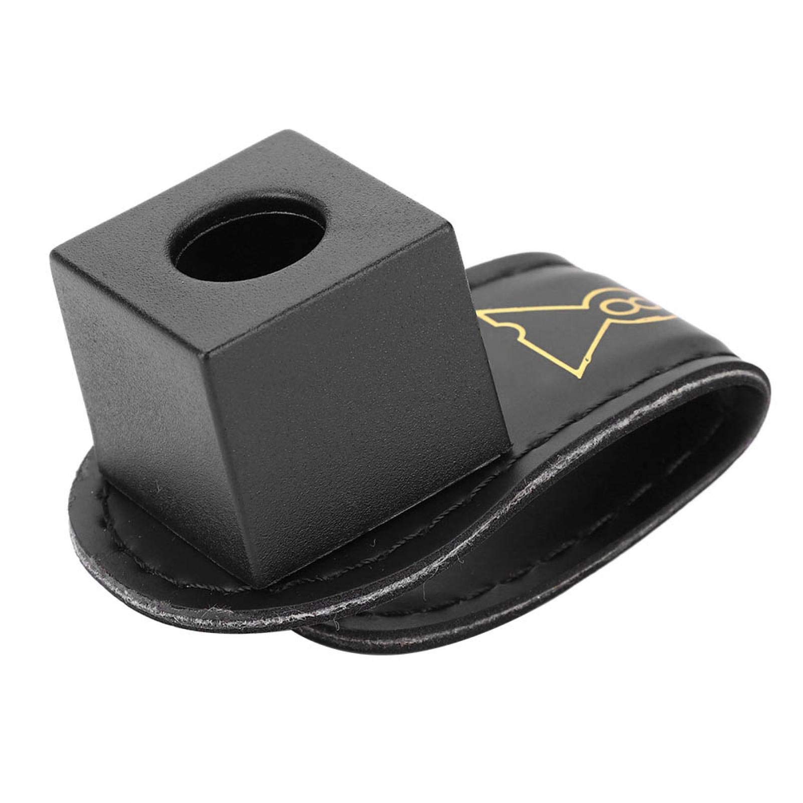 Premium Leather Magnetic Billiard Cue Chalk Holder - Portable Belt Clip for Pool Players - Compact 7x5x4.5cm Design - Perfect for Bars, Game Rooms & Professional Tournaments