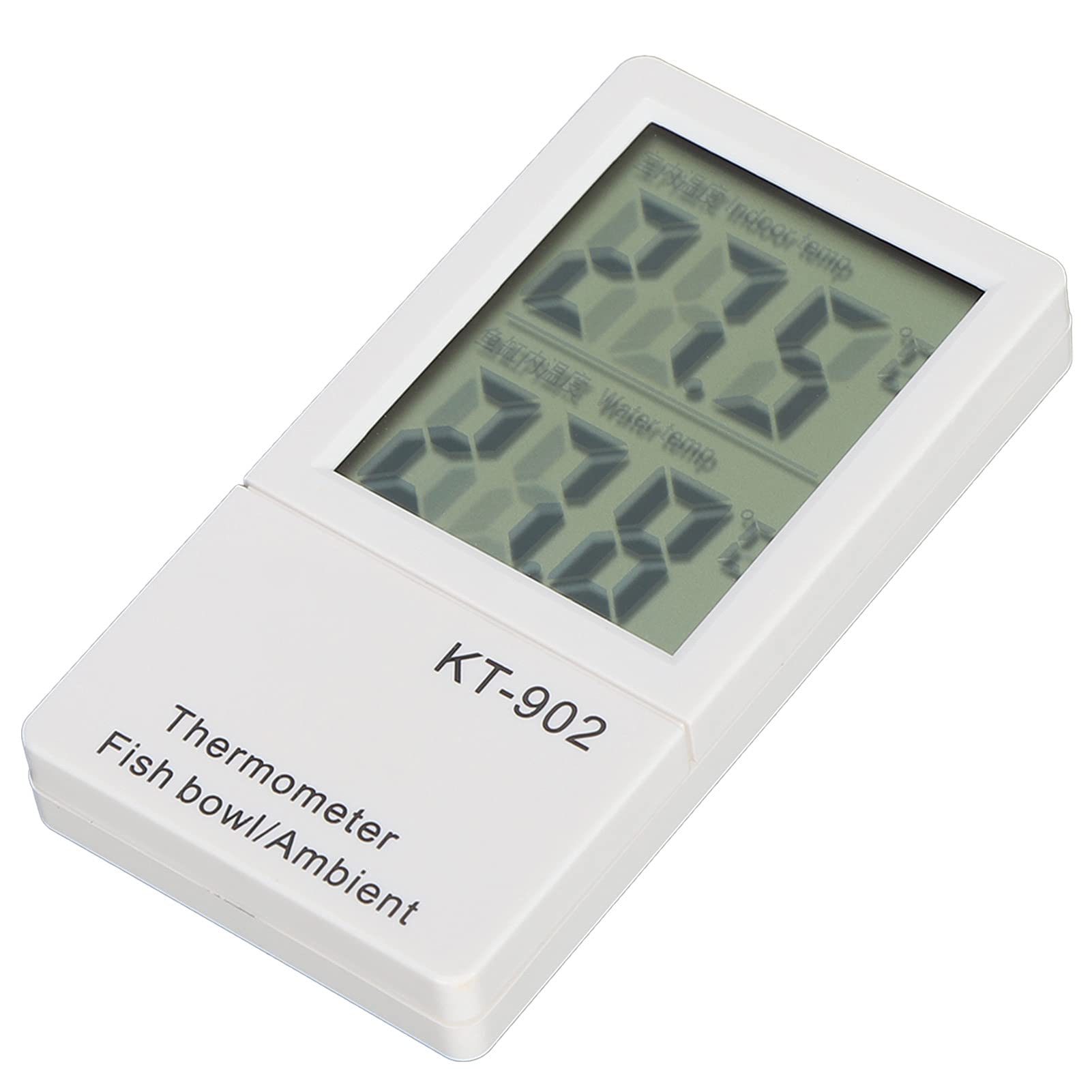 AUHX Digital Aquarium Thermometer - Accurate Fish Tank Temperature Monitor with Button Battery | Perfect for Freshwater & Saltwater Tanks, Aquatic Pets & Plant Care