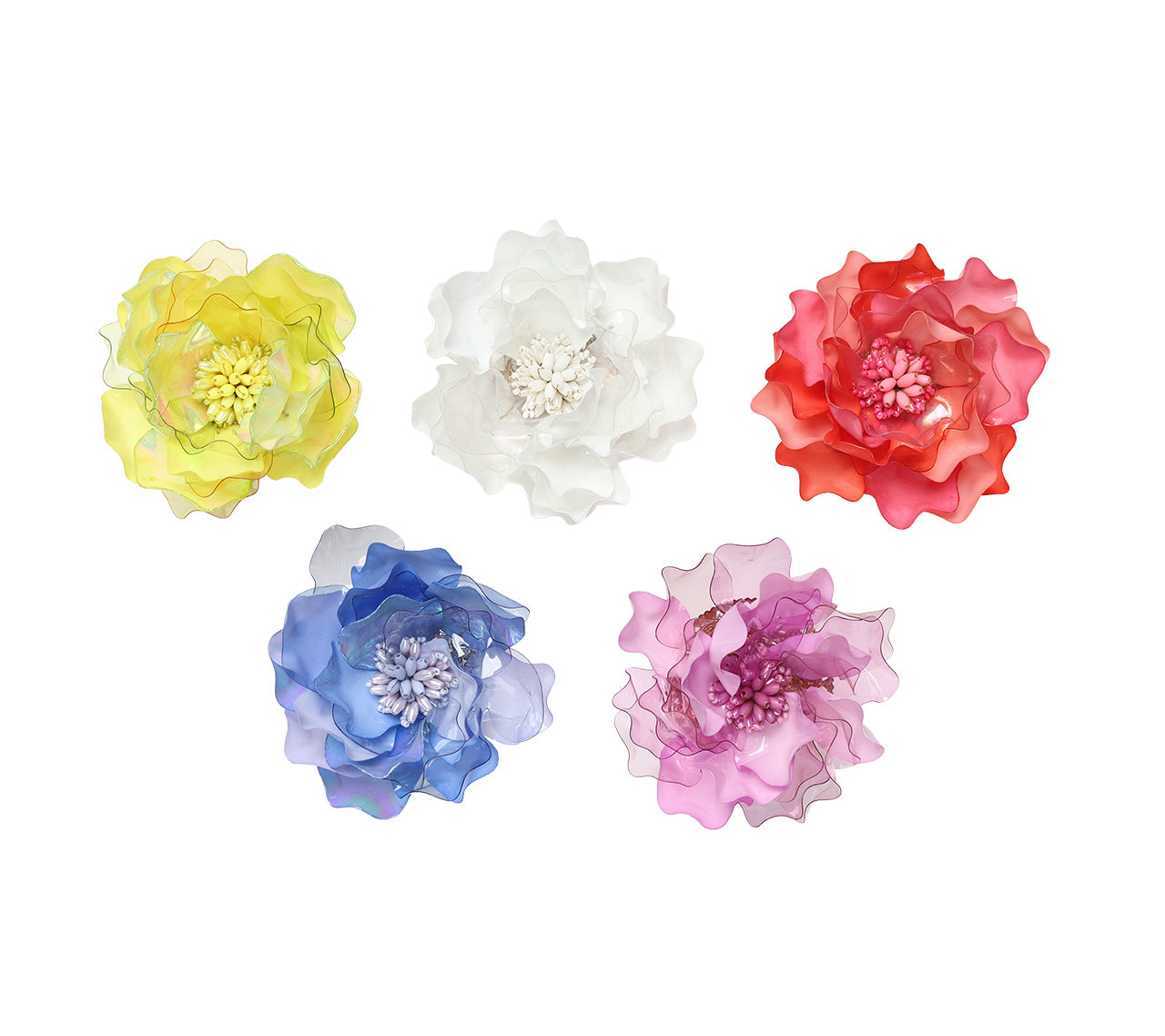 Elegant Gardenia Napkin Rings Set of 4 - Floral Table Decor for Weddings, Dinner Parties & Holiday Dining