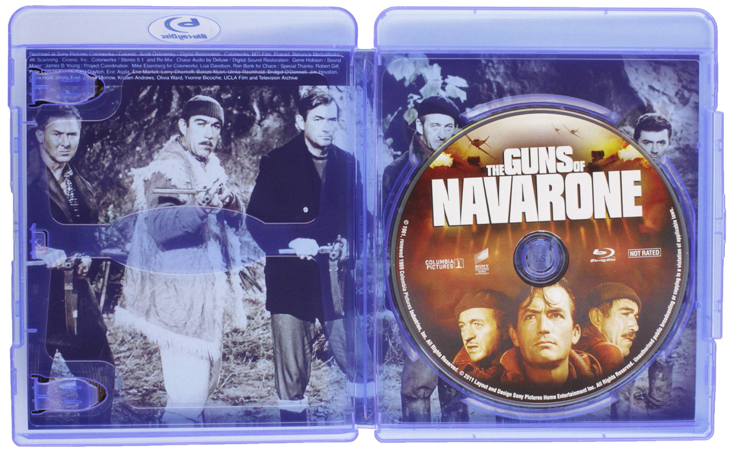 The Guns of Navarone Blu-ray | Classic War Movie | WWII Adventure Film | Perfect for Movie Night & History Buffs