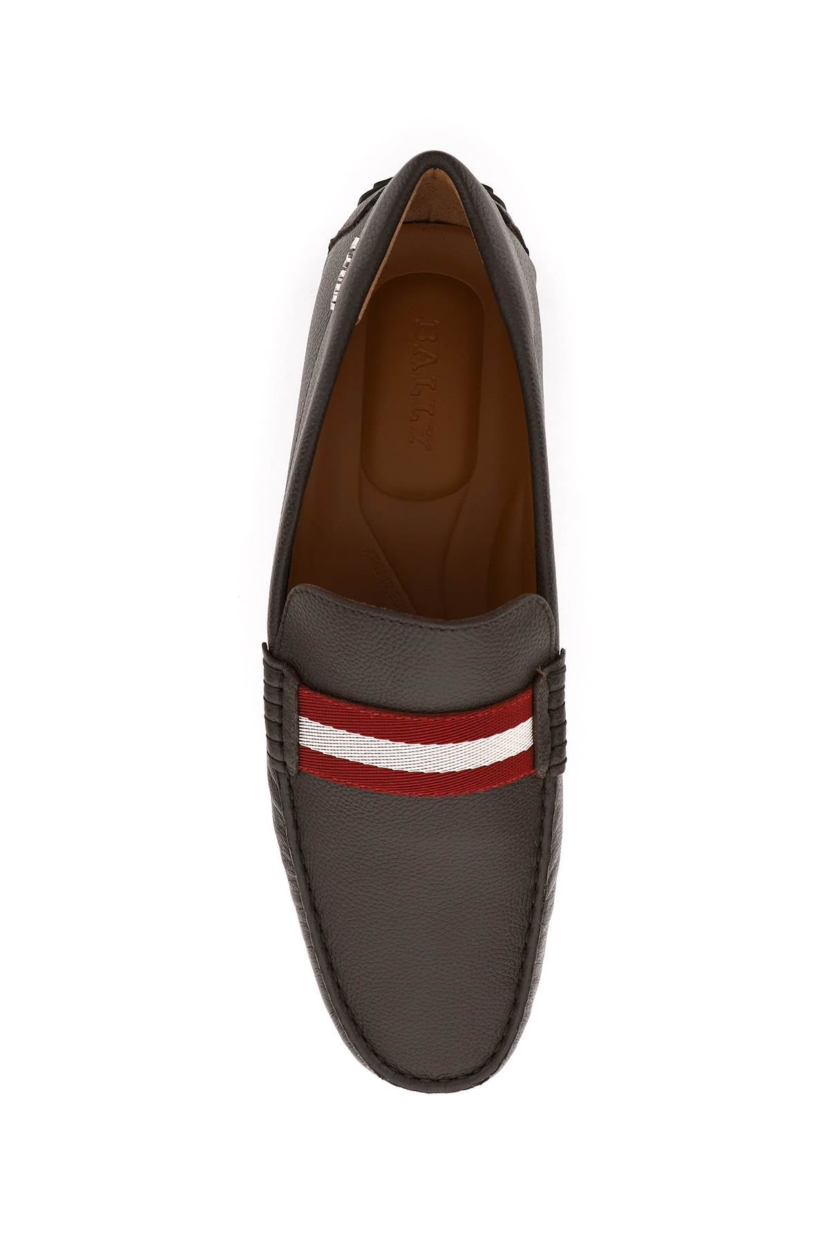 Bally Pearce Loafers for Men - Premium Leather Slip-On Shoes for Business & Casual Wear - Comfortable & Stylish Footwear for Office, Travel & Daily Use