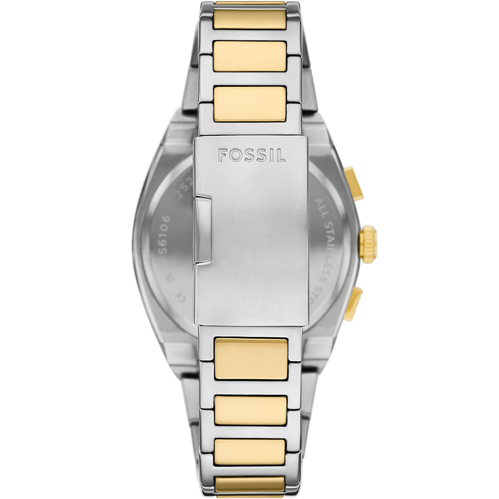 Fossil Everett FS6106 Men's Chronograph Watch - Stylish Analog Quartz Watch for Business, Casual & Everyday Wear