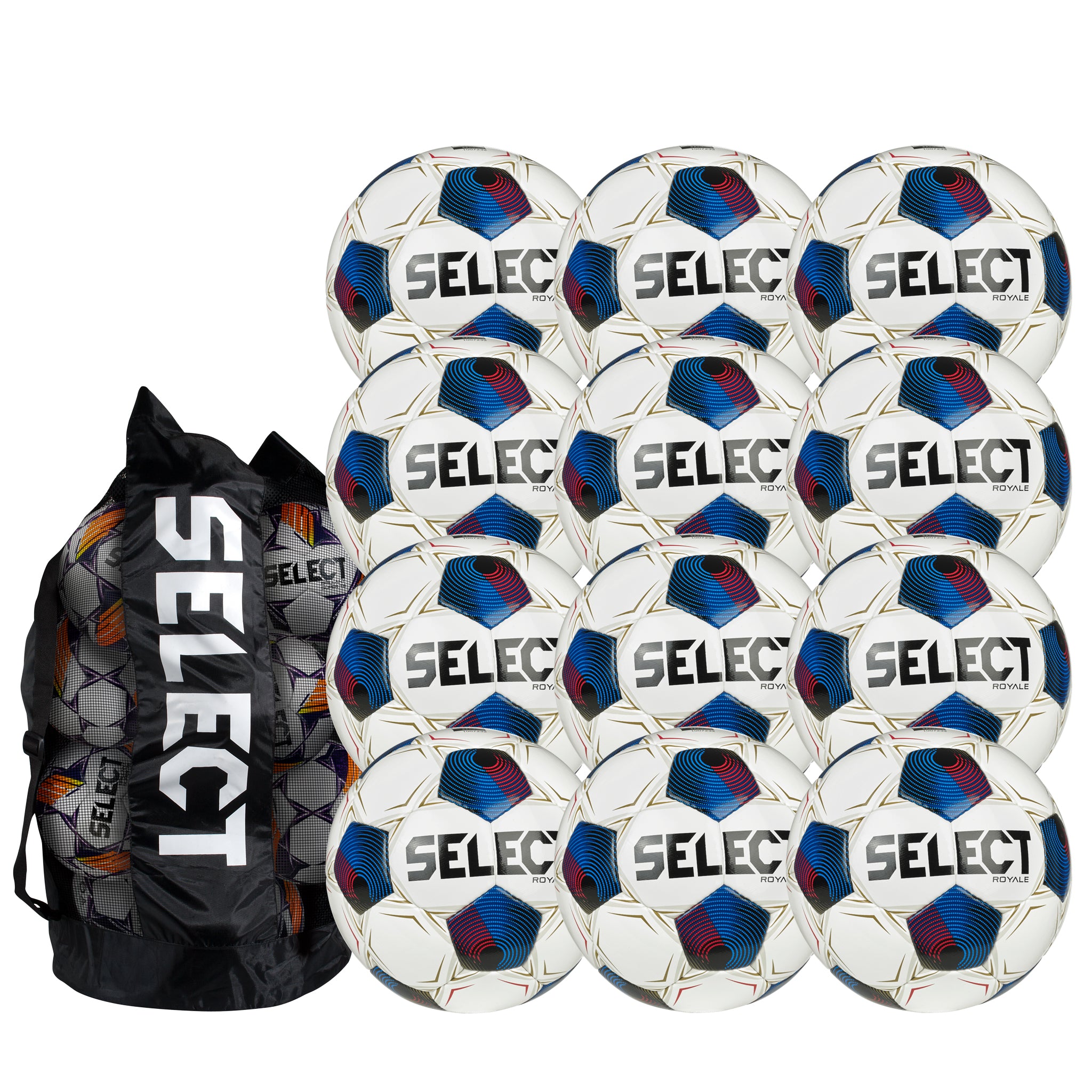 Royale V25 Premium Tennis Balls 12-Pack with Free Duffle Bag - Perfect for Tennis Matches, Practice & Gifting