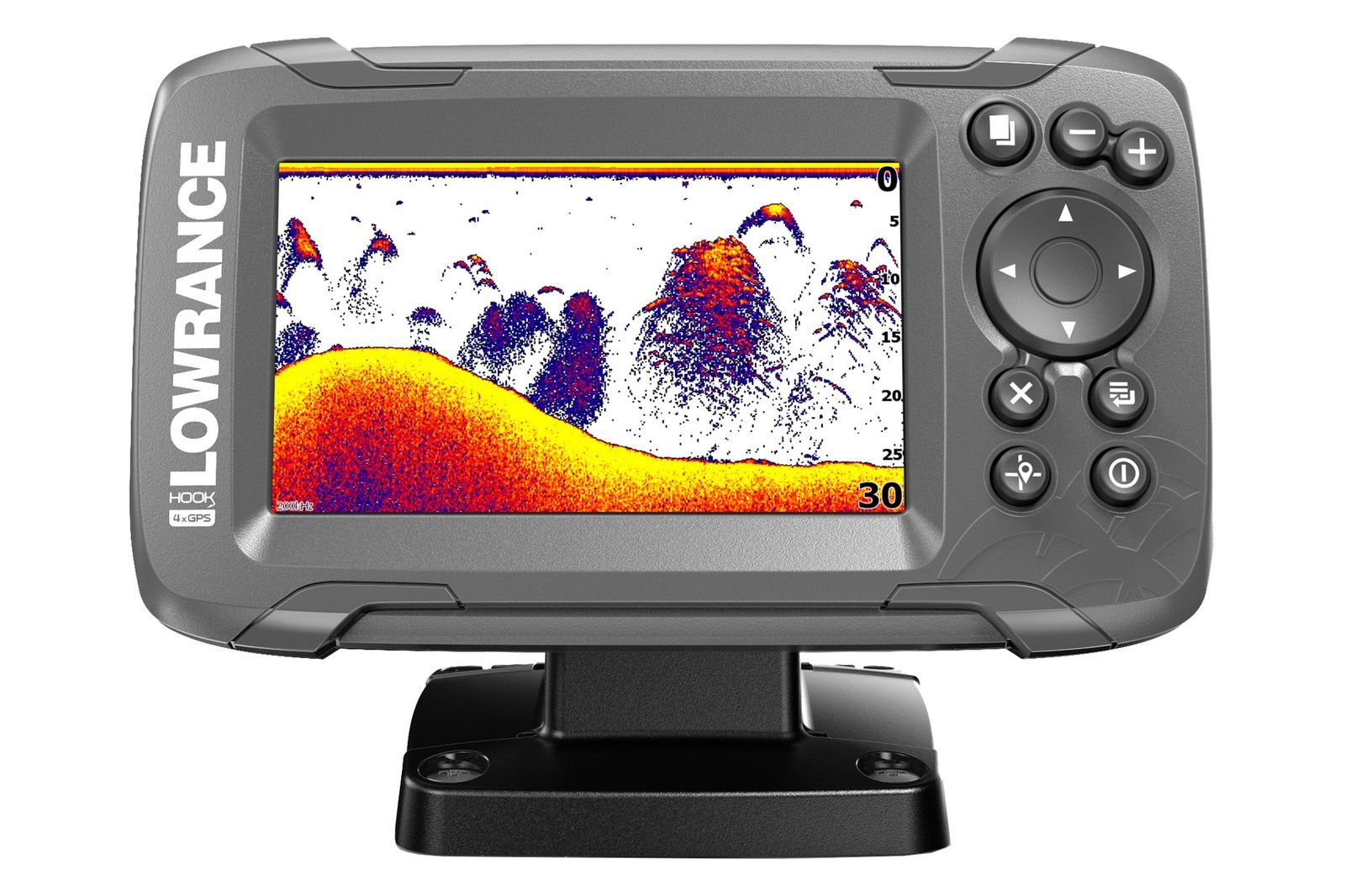 Lowrance Hook2 4X GPS Fish Finder with CHIRP Sonar & SplitShot Transducer - Portable Fishfinder for Boating, Kayaking, Ice Fishing & Freshwater/Saltwater Angling