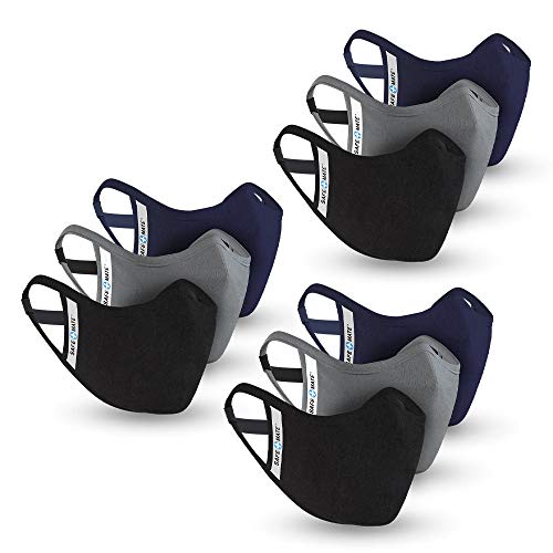 9 Pack - Black/Navy/Gray