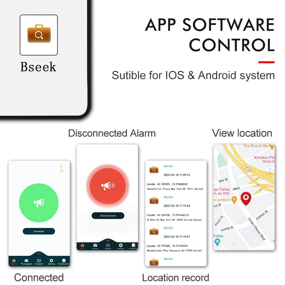 Anti-Lost Bluetooth Wallet Tracker for Men - GPS Credit Card Holder | Perfect Travel & Daily Use
