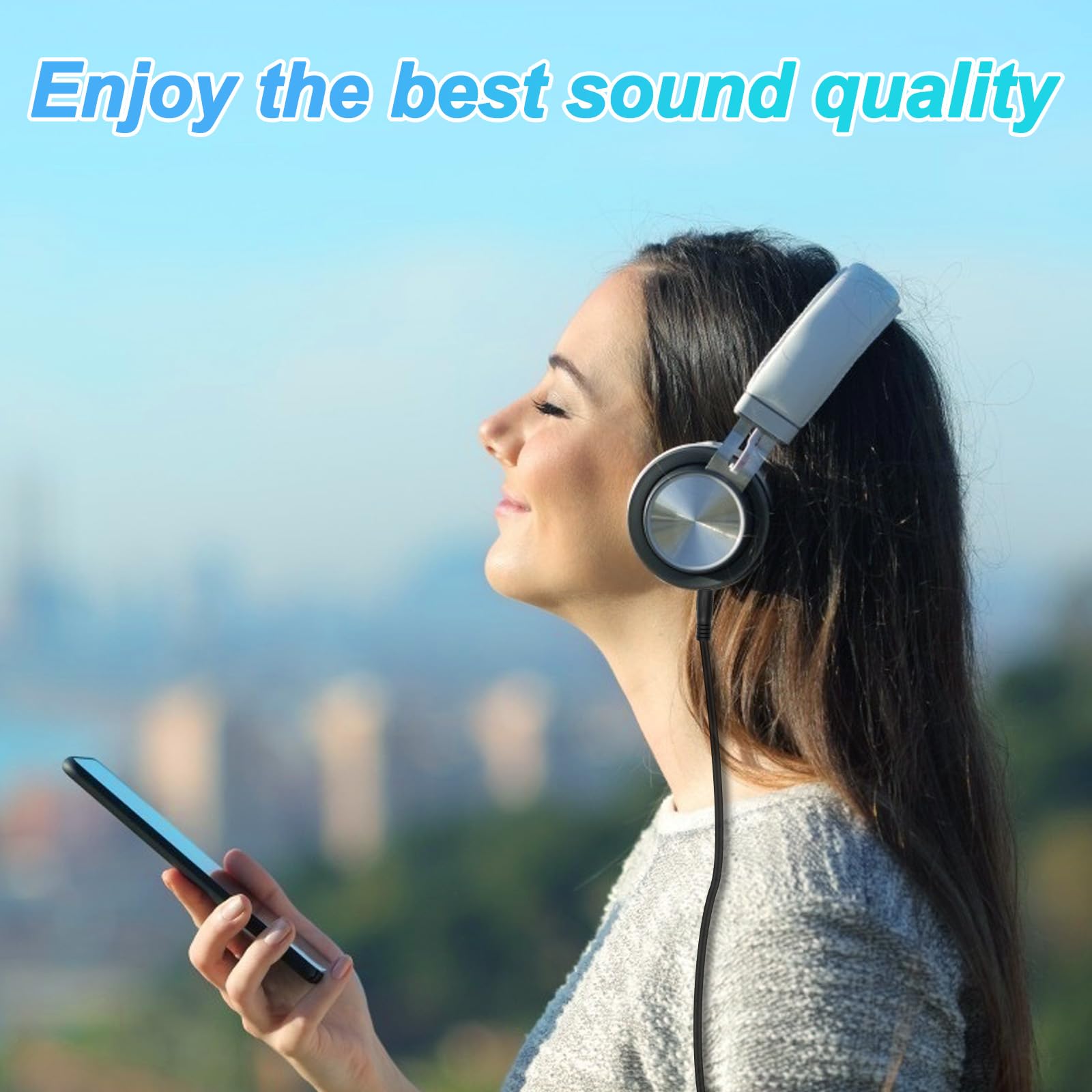 2.5mm Male to Female Stereo Audio Extension Cable - 2-Pack 1.8M TRRS Headphone Mic Adapter for Smartphones, Headsets, Gaming Headsets - Perfect for Home Office, Gaming Setup & Mobile Devices