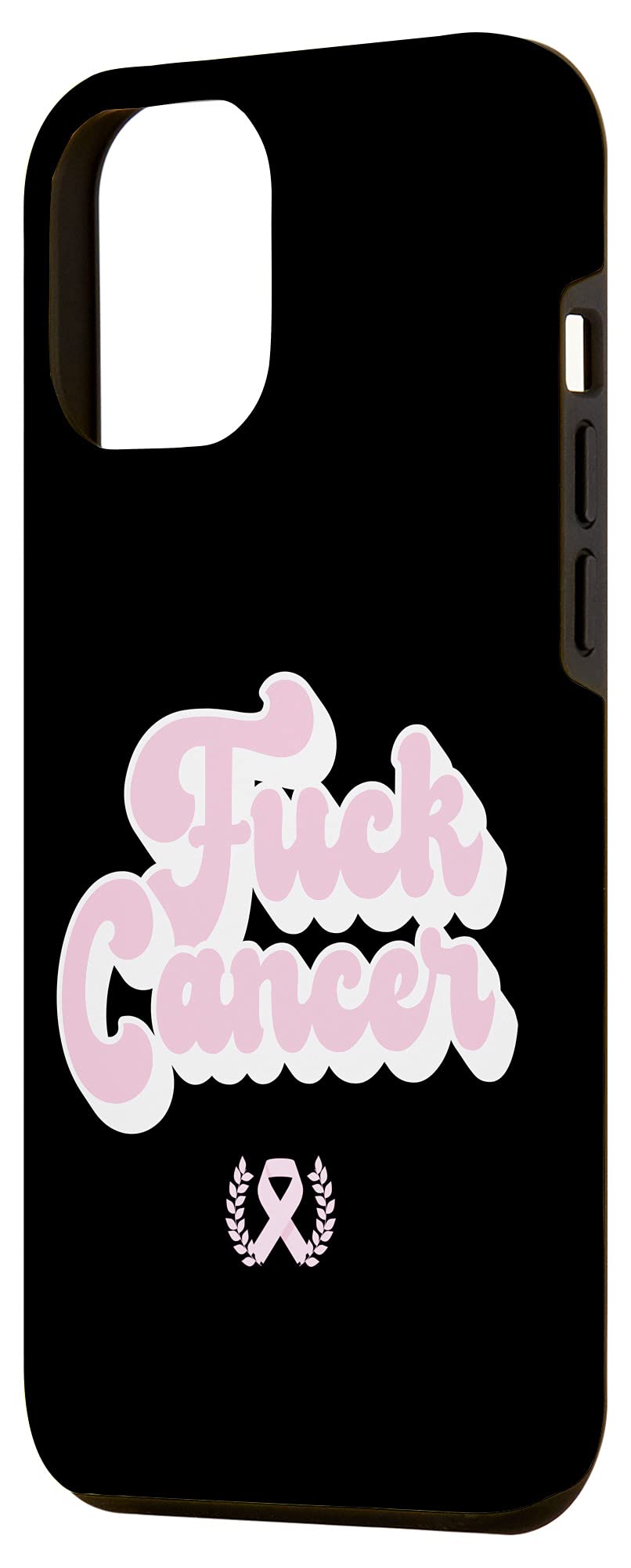 iPhone 12 Pro Max Case - Funny Breast Cancer Awareness Design | Support Cancer Research | Perfect for Everyday Use & Special Events