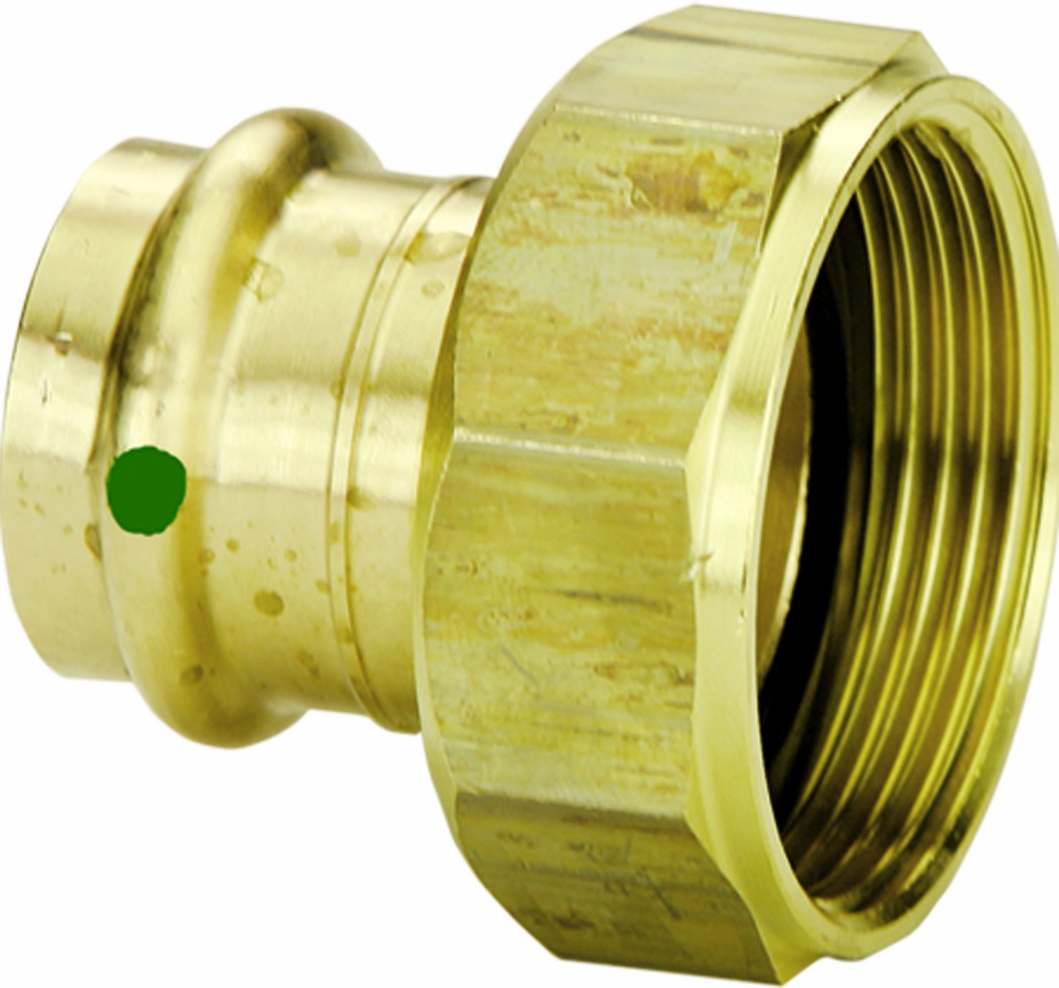 Viega 77764 ProPress Tailpiece - 1-Inch x 1-1/4-Inch P x Female Union BSP - Professional Plumbing Fitting for Water Supply Lines & Pipe Connections - Perfect for Residential & Commercial Plumbing Installations