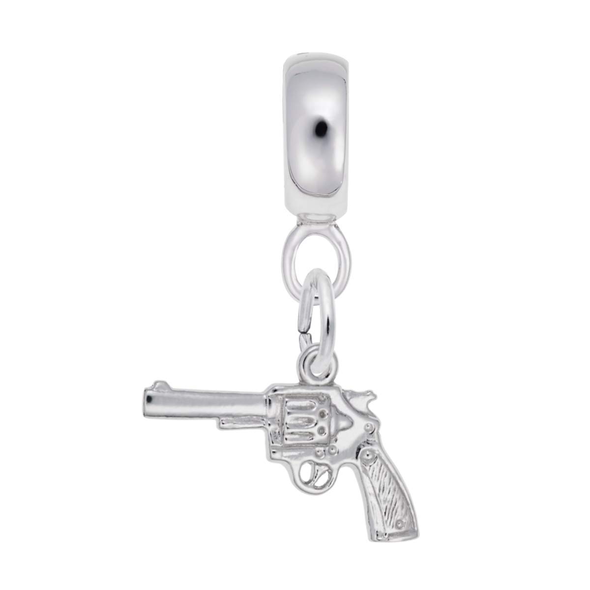 Gun Charm Dangle Beads for Jewelry Making - DIY Bracelet & Necklace Charms - Punk Rock Accessories for Women & Men - Perfect for Gothic, Edgy, and Biker Style Fashion