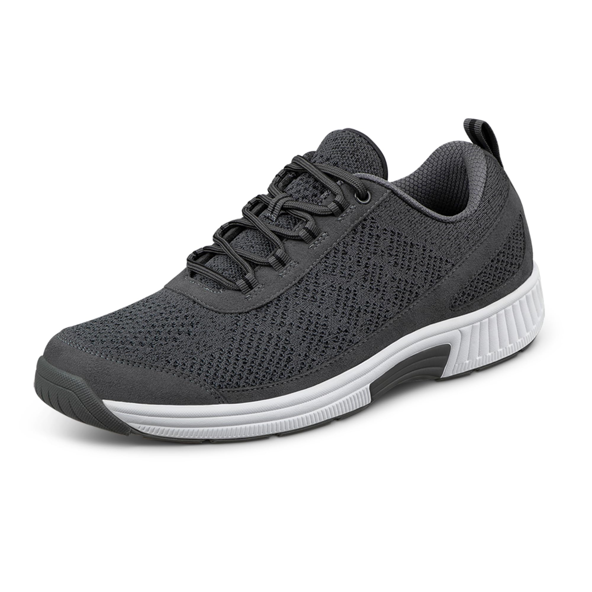 Orthofeet Men's Orthopedic Sneakers - Comfortable Knit Walking Shoes for Plantar Fasciitis & Foot Pain Relief - Ideal for Walking, Travel & Everyday Wear