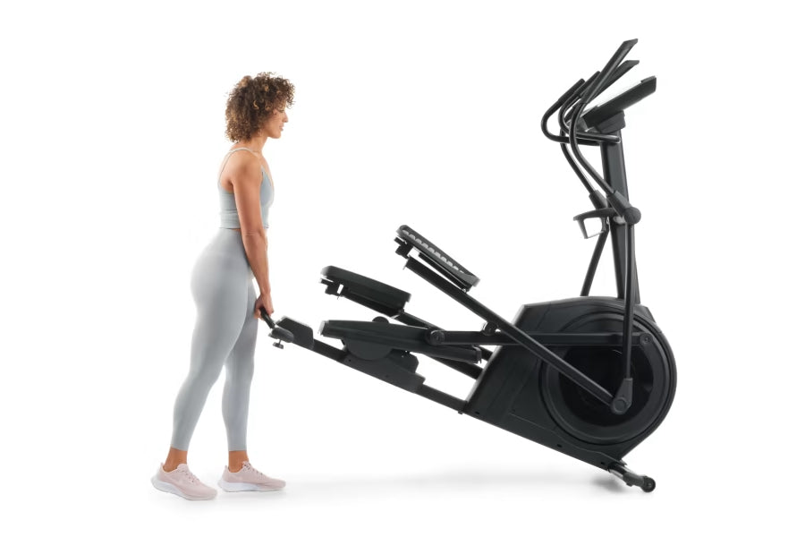 NordicTrack AirGlide 14i Elliptical Machine - Low Impact Cardio Workout Equipment for Home Gym | Perfect for Small Spaces & Full-Body Training | Summer Sale Discount