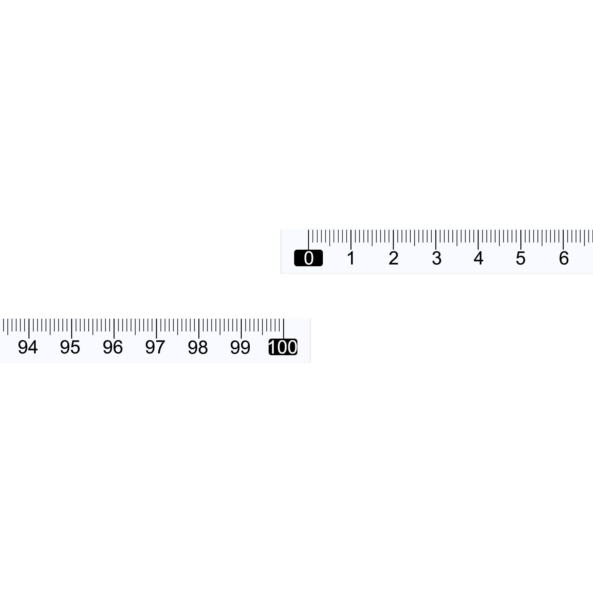 uxcell 100cm Left to Right Read Adhesive Measuring Tape - Transparent Stick-On Workbench Ruler for DIY Projects, Woodworking & Crafting