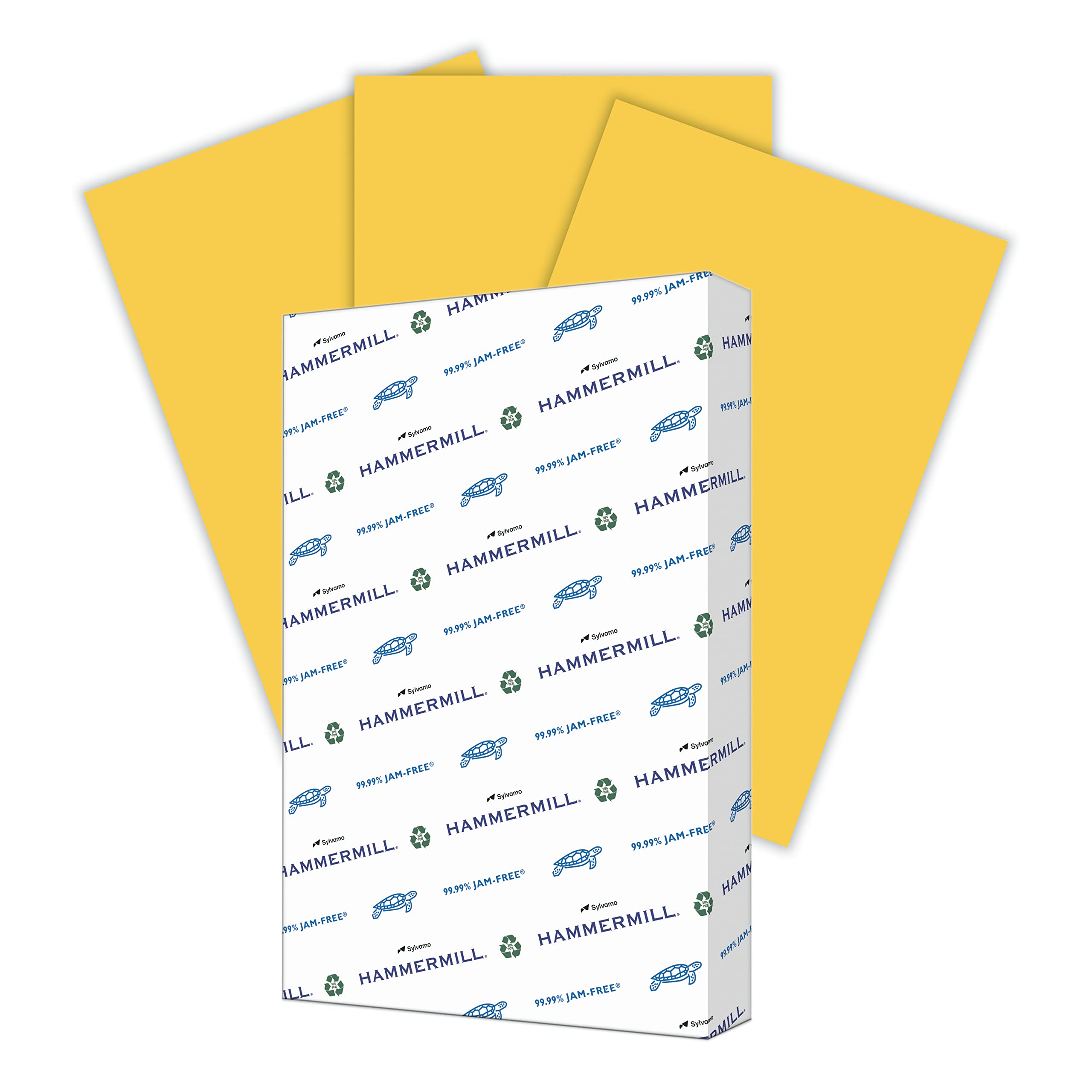 Hammermill 20 lb Goldenrod Colored Printer Paper, 11 x 17 Inches - 500 Sheets/Ream | Pastel Paper for Flyers, Brochures & Craft Projects | Made in USA (102160R)