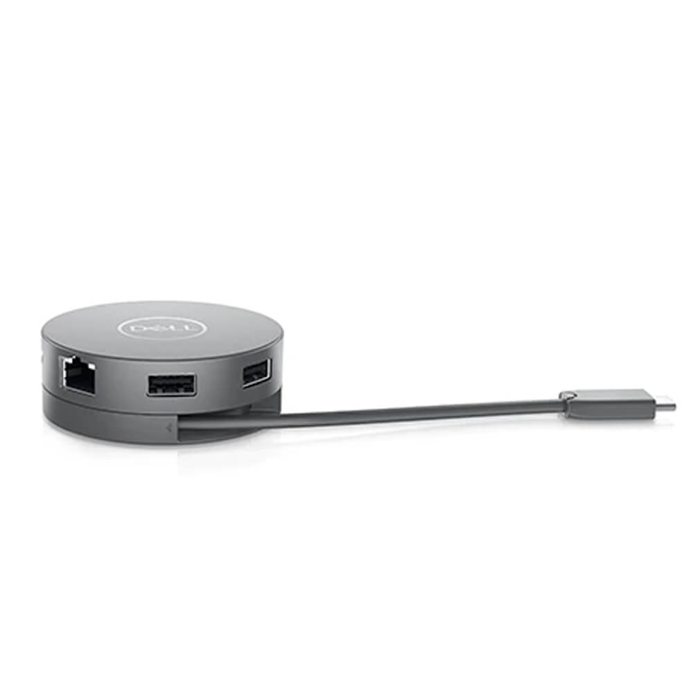 Dell DA310 USB-C 7-in-1 Hub Adapter with HDMI, Ethernet, USB-A - Portable Laptop Docking Station for MacBook, Surface, Chromebook - Perfect for Home Office & Remote Work