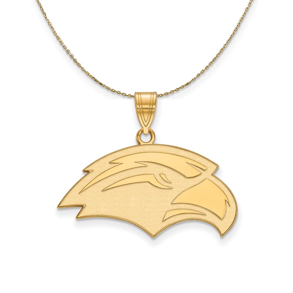 14k Yellow Gold Southern Miss Necklace - Elegant Gift for Her