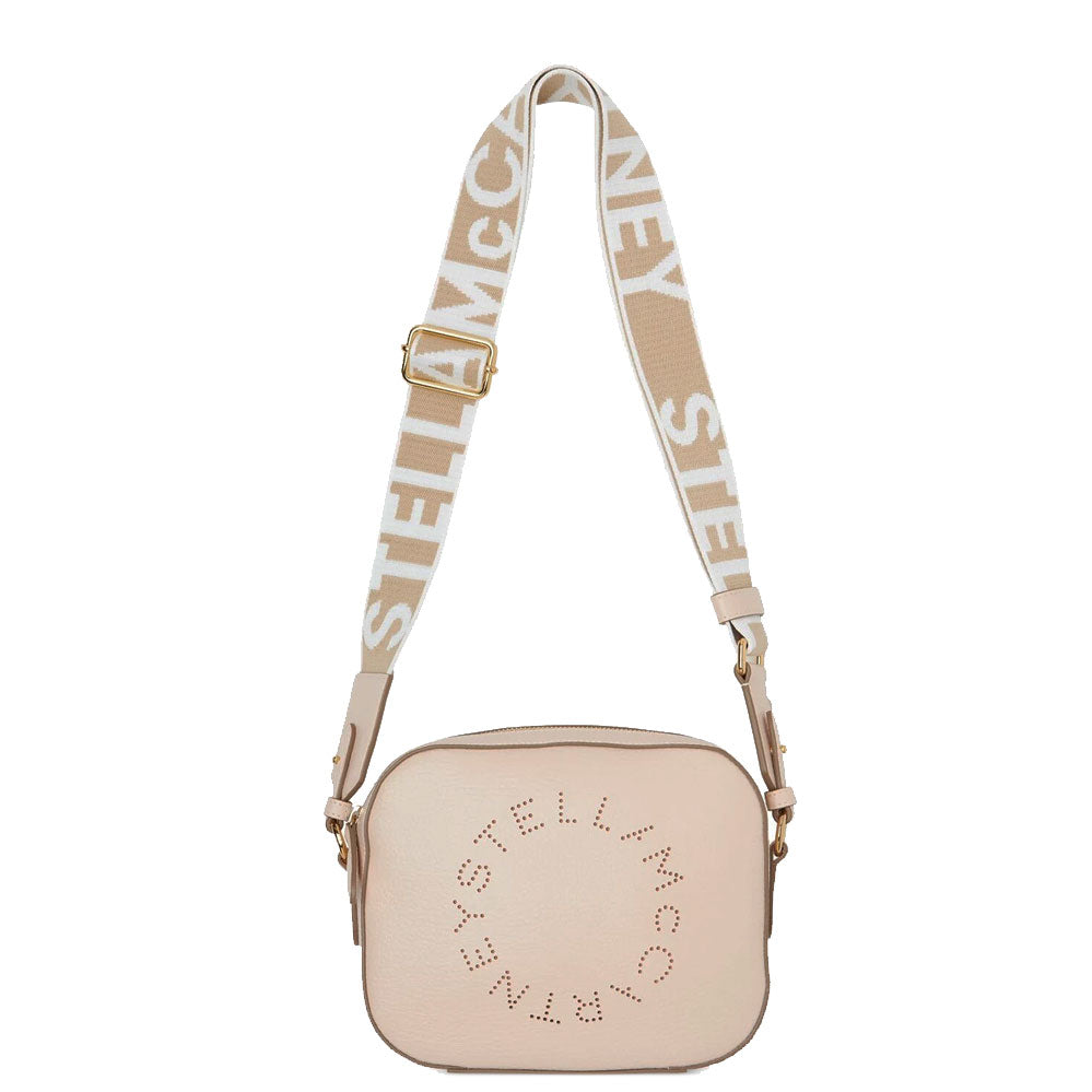 Stella Logo Camera Bag - Stylish Leather Grain Crossbody Purse for Women | Perfect for Travel, Photography & Everyday Use