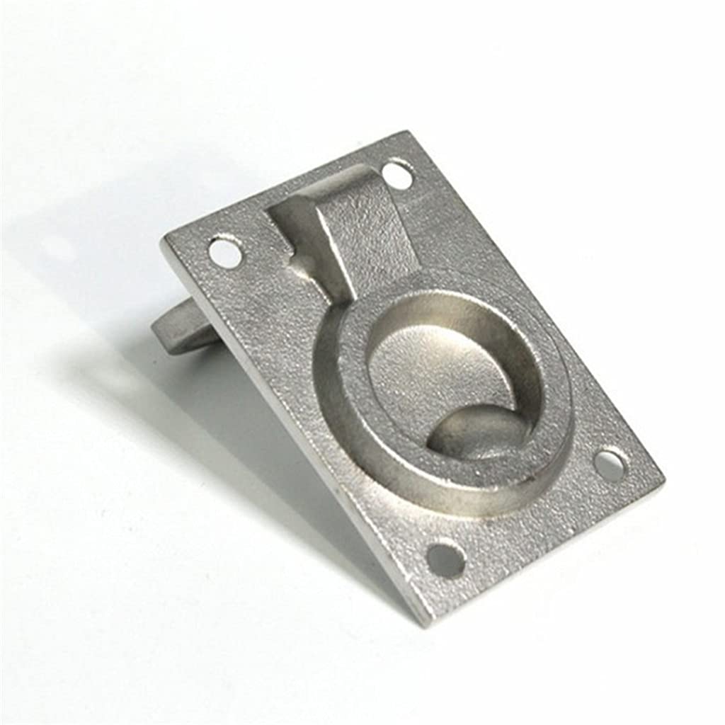 Stainless Steel Marine Boat Deck Hatch Handle - Corrosion-Resistant Flush Pull Ring for Sailboats & Yachts | Perfect for Cabin Doors, Storage Compartments & Hatch Covers