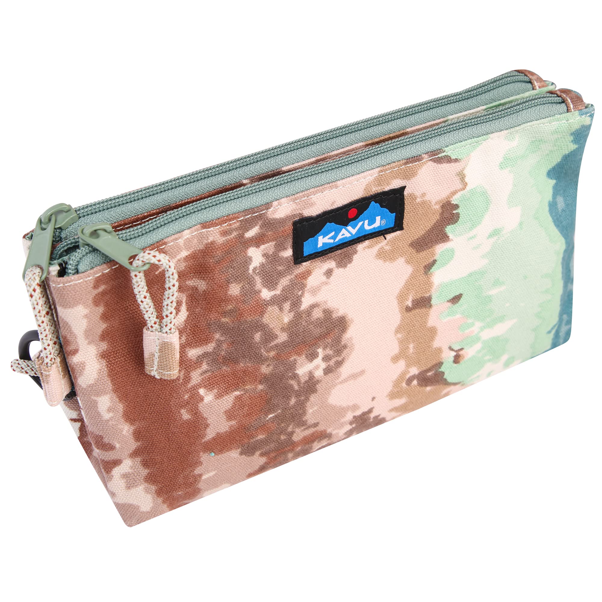 KAVU Dosewallips Double Zip Crossbody Rope Sling Purse for Women - Lightweight Travel Bag, Hiking & Outdoor Adventures, Casual Daypack