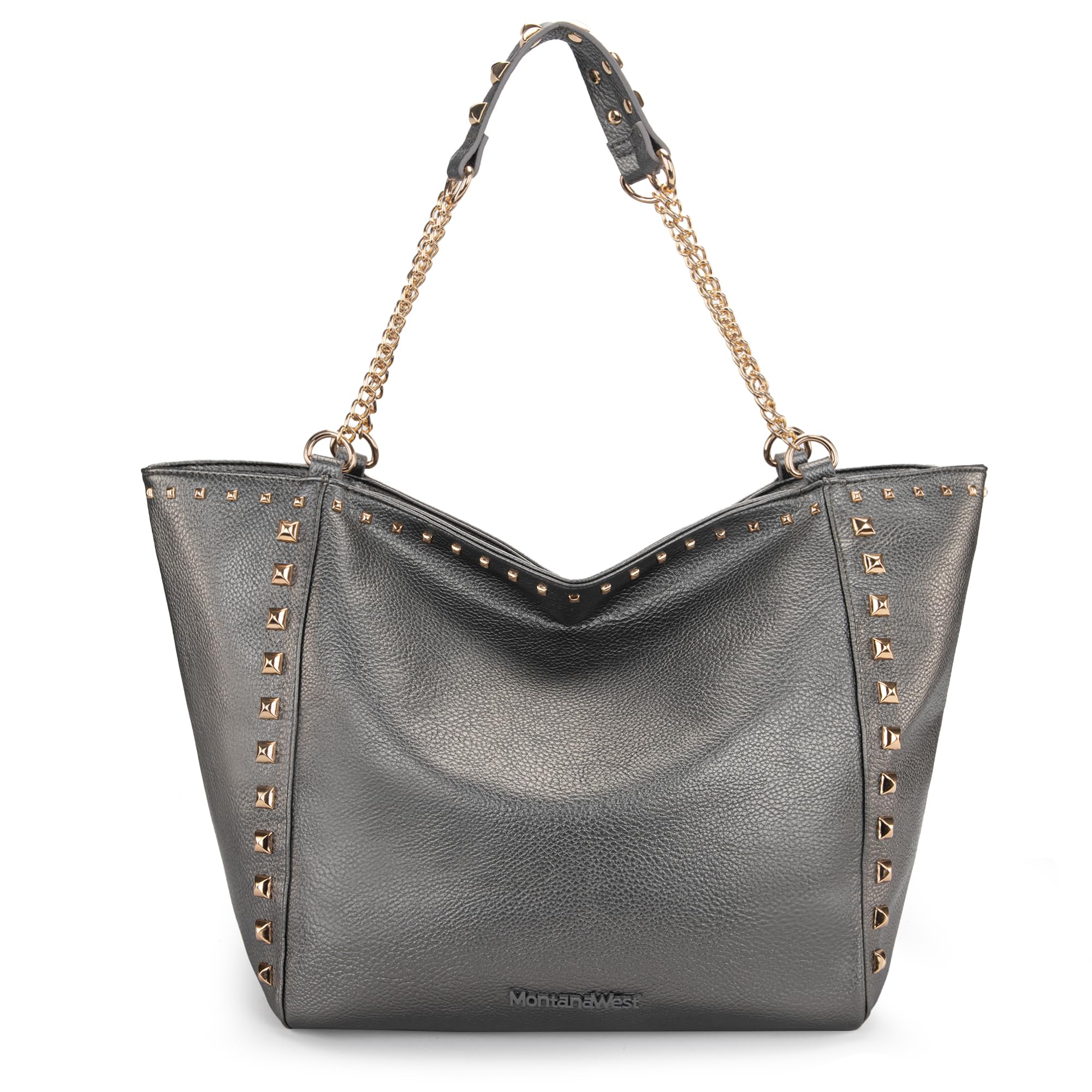 Montana West Hobo Bags for Women - Extra Large Tote Shoulder Purse with Chain Strap | Stylish Handbag for Work, Travel & Everyday Use