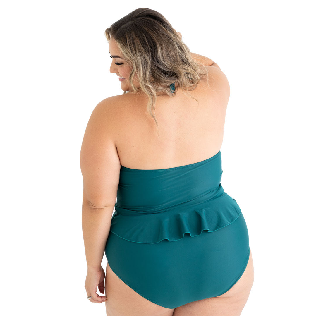 High Waist Ruched Swim Bottoms for Women - Sexy Tummy Control Bathing Suit Bottoms - Perfect for Beach, Pool, and Vacation