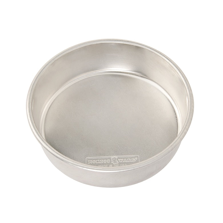 8 Inch Round Layer Cake Pan - Nonstick Baking Pan for Perfect Cakes, Durable Carbon Steel - Ideal for Birthday, Wedding & Party Cakes (Use for Baking, Decorating & Serving)