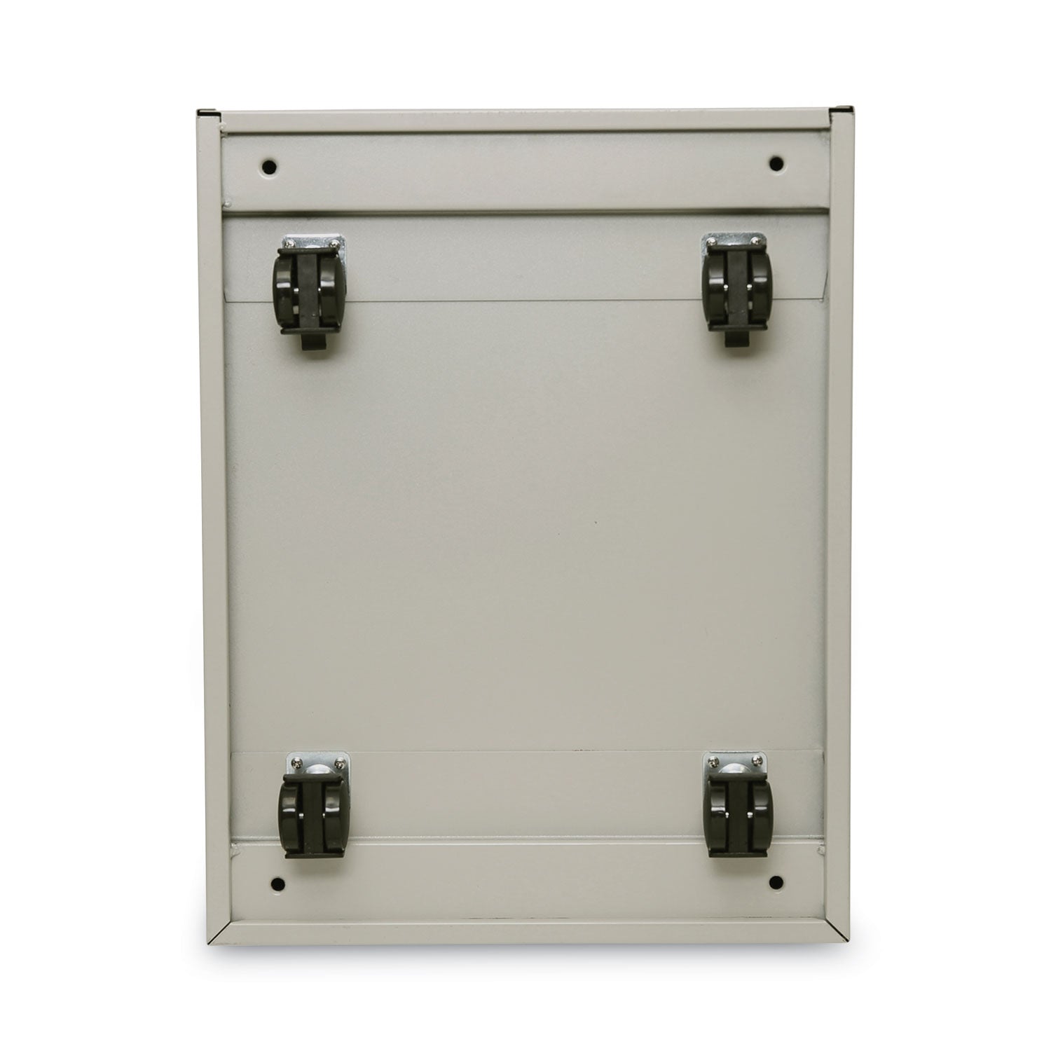 Alera® File Pedestal with 2 Legal/Letter Size Drawers - Left or Right Opening, Putty Finish, 14.96